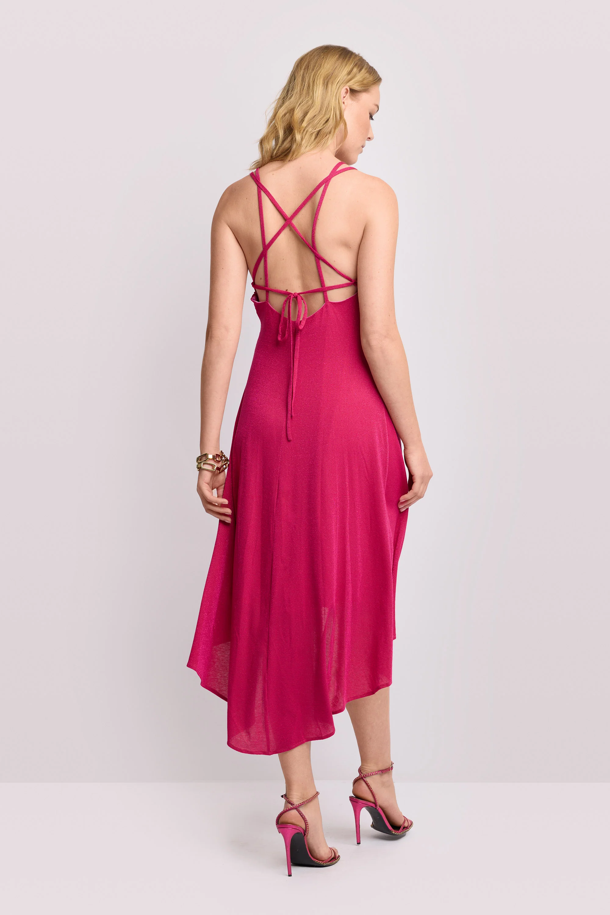 Abito asimmetrico in lurex - Abito RUTH - Image 3
