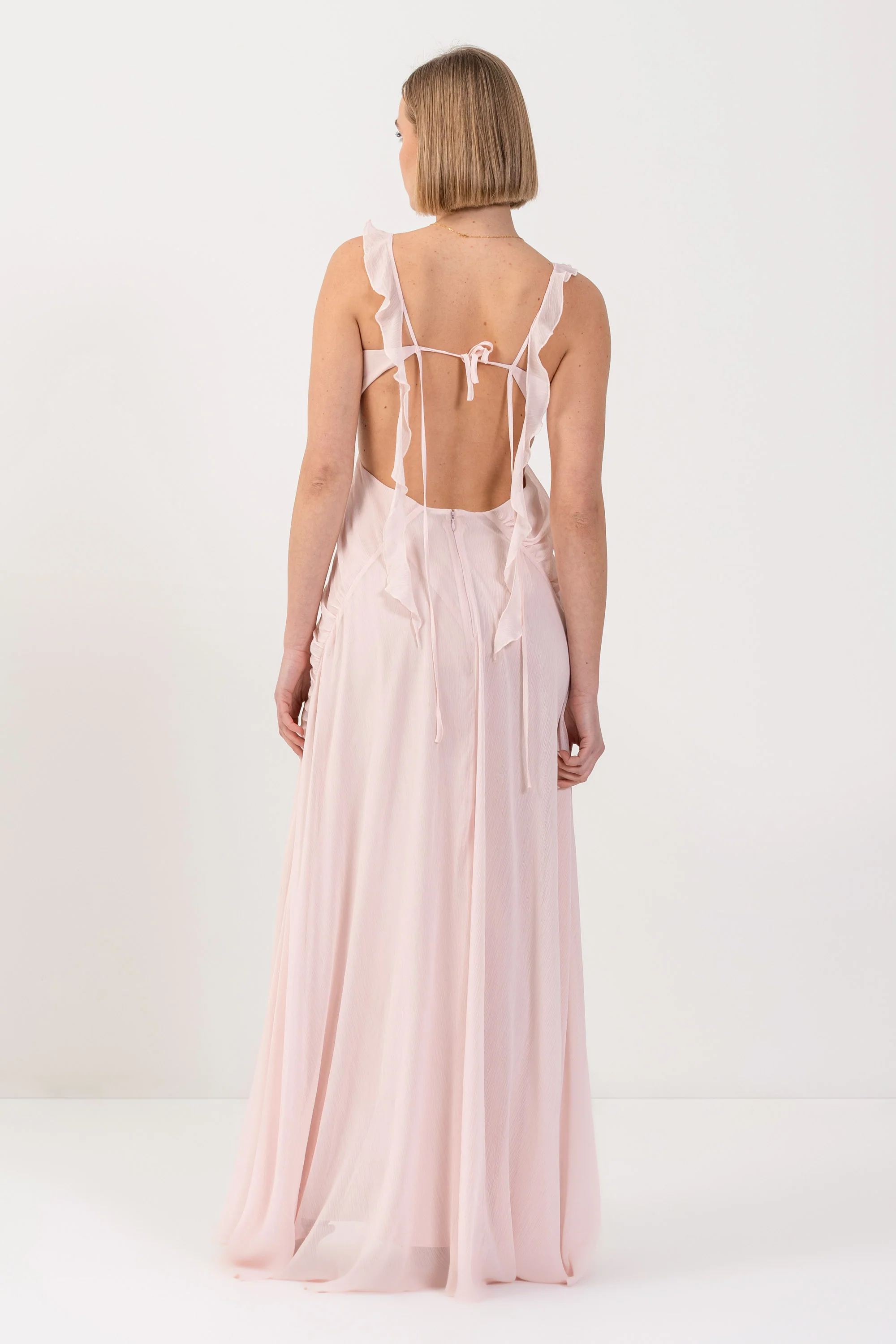 Abito con cut-out e volants - ABITO JOAX - Image 4