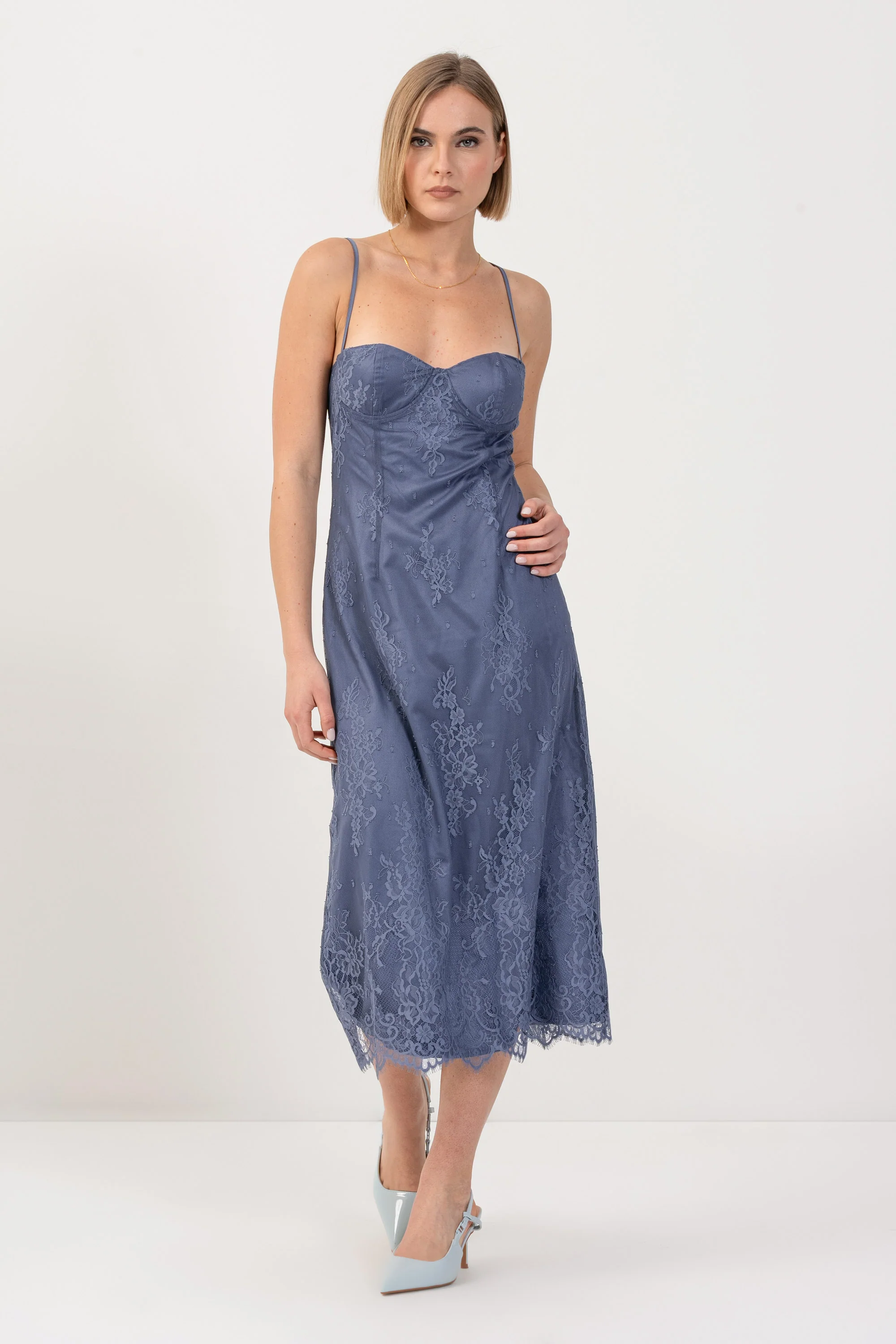 Abito sottoveste in pizzo - ABITO RAIMARX