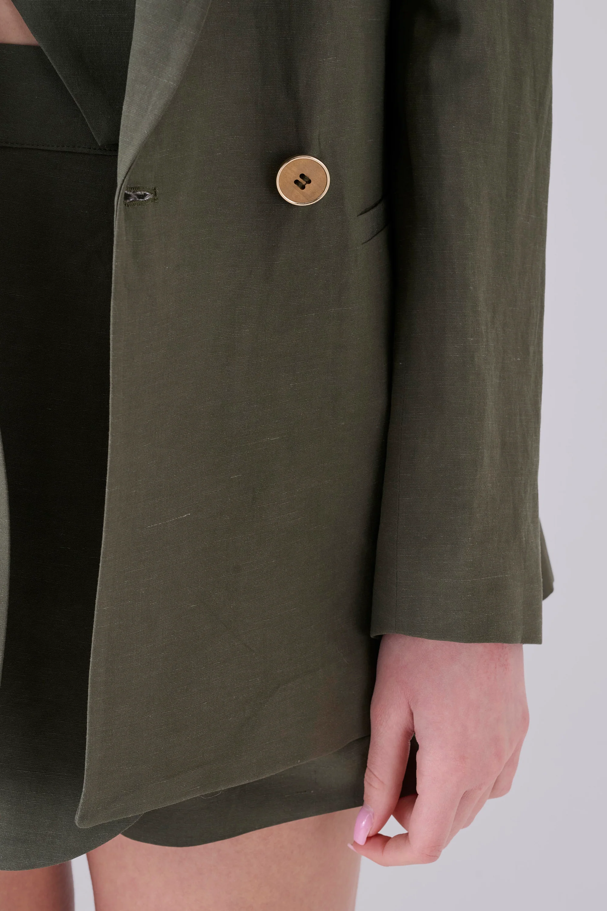 Blazer lino due bottoni - GIACCA GLOSSYX - Image 3