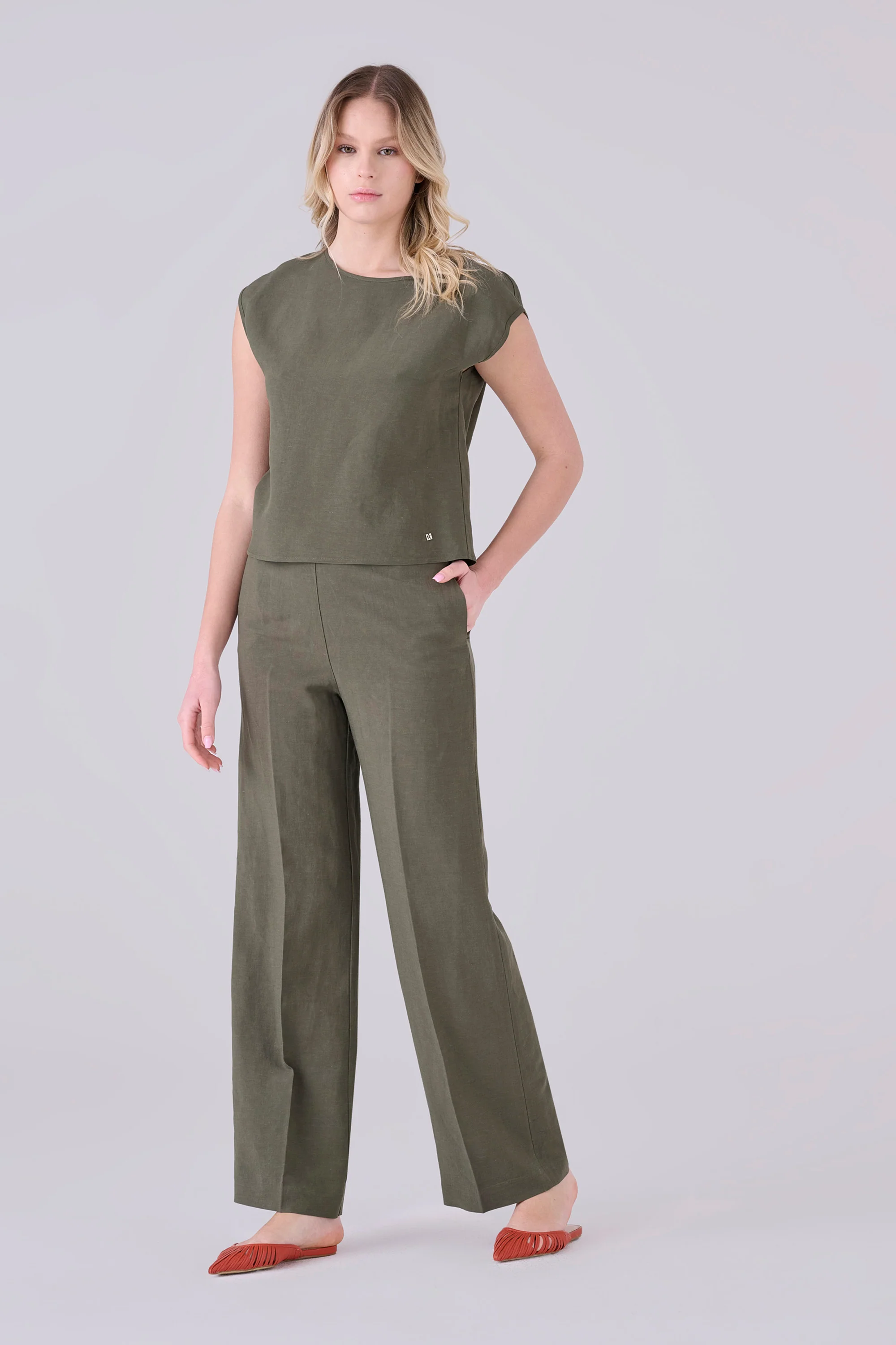 Blusa basic lino - BLUSA LEROYX - Image 4