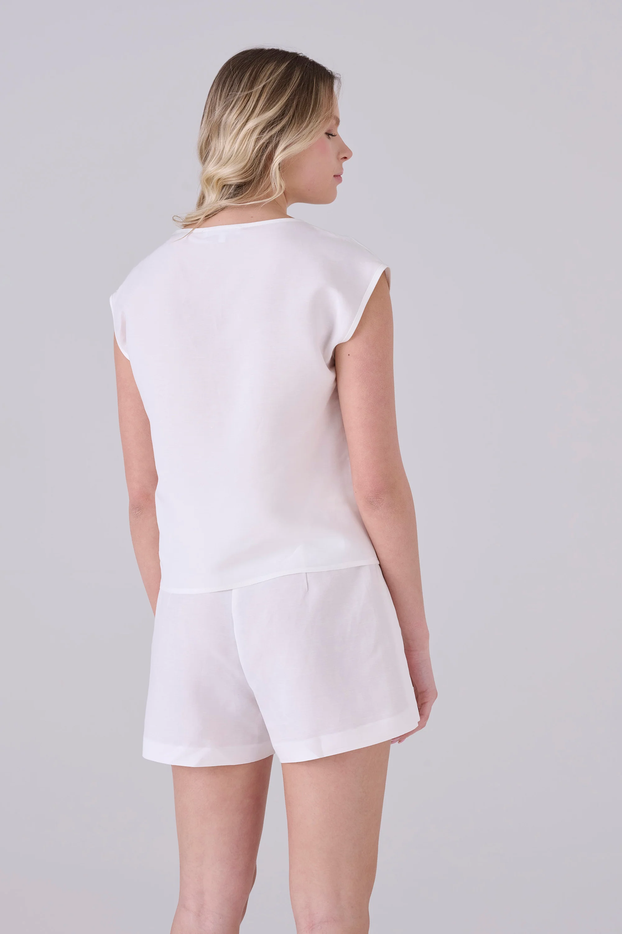Blusa basic lino - BLUSA LEROYX - Image 8