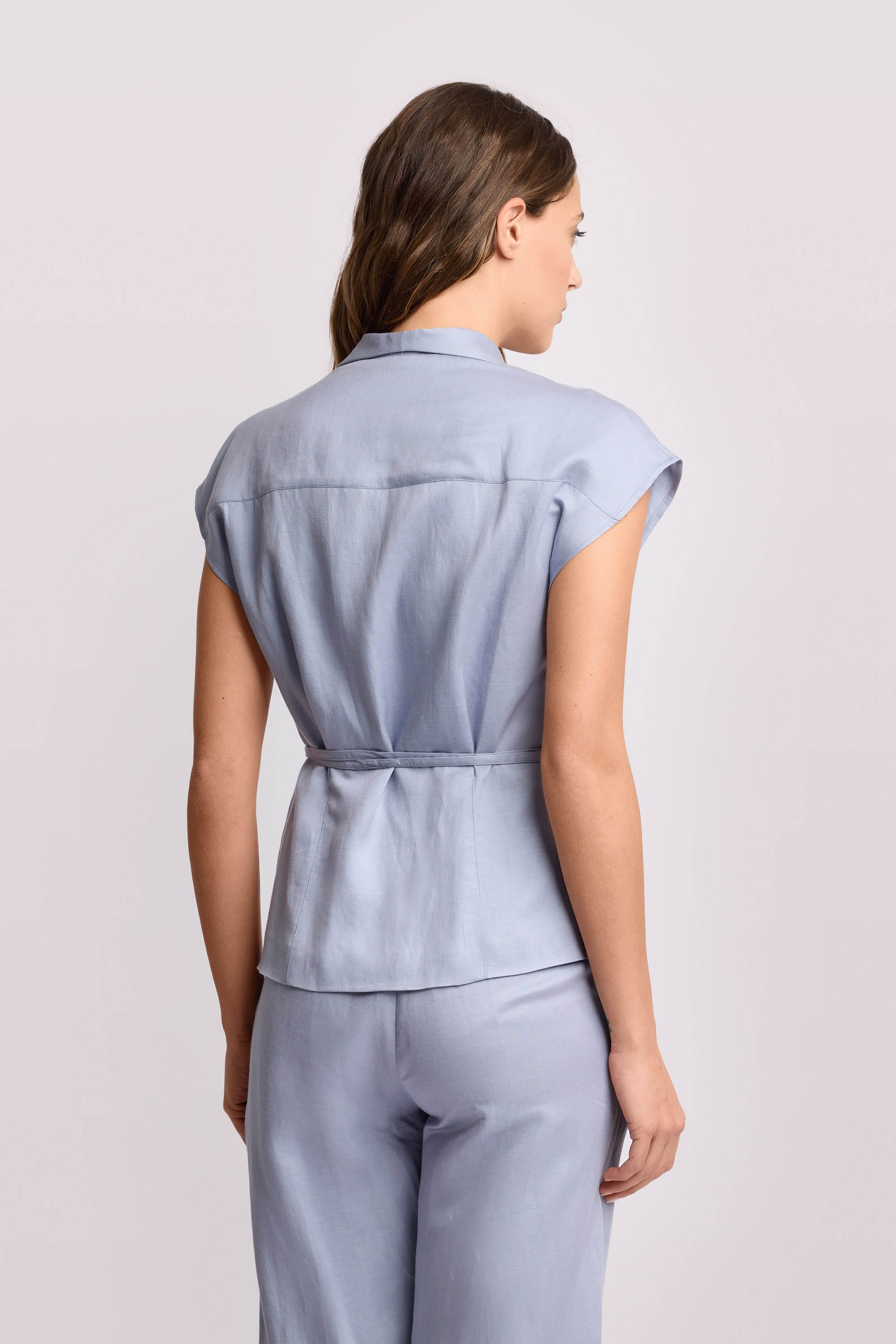 Blusa con colletto a punta - BLUSA DOMMA - Image 3