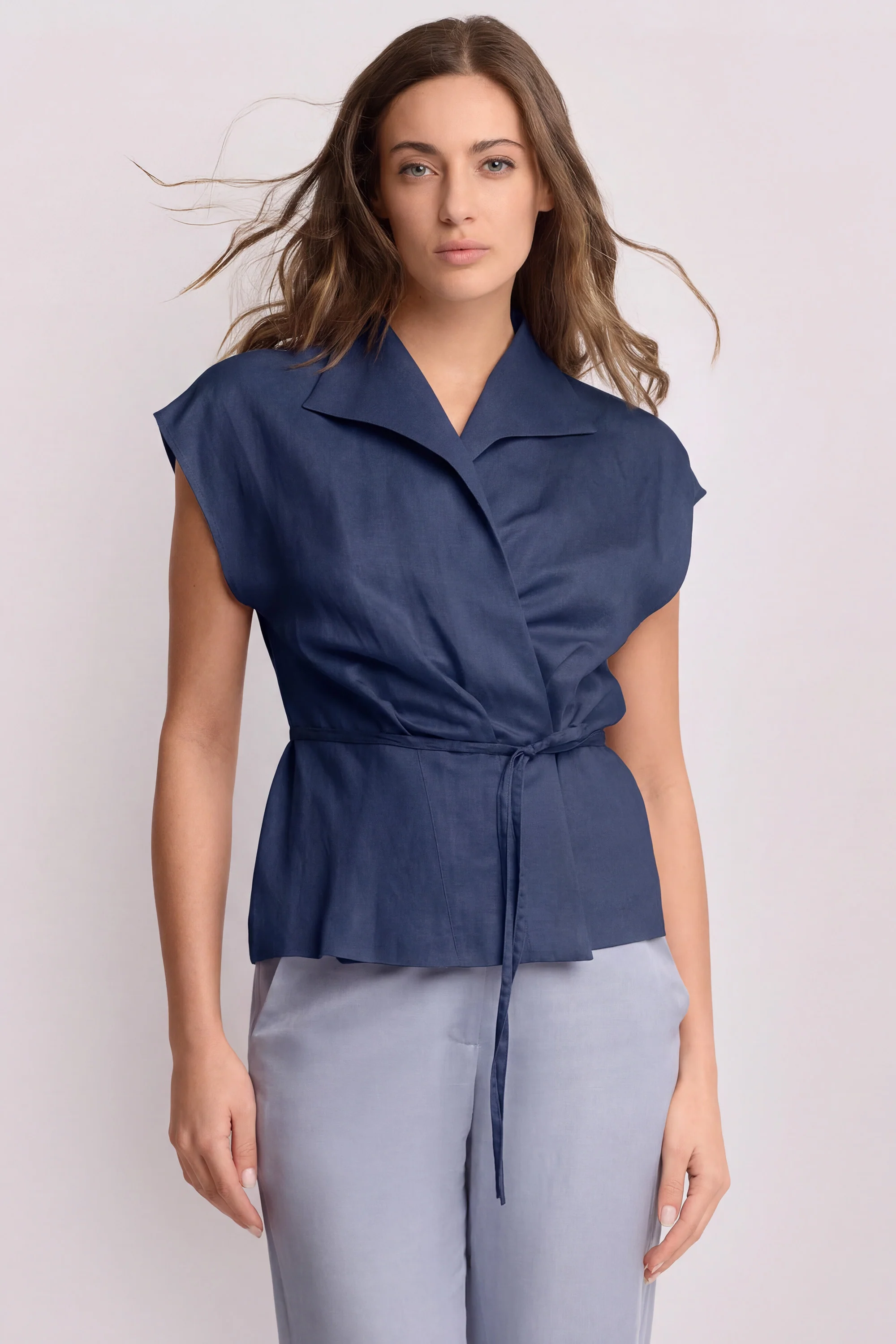 Blusa con colletto a punta - BLUSA DOMMA - Image 6