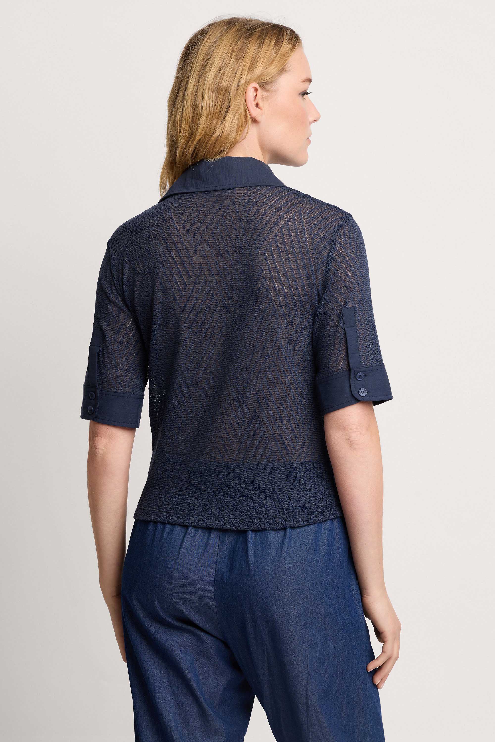 Blusa con colletto a vela - BLUSA NERINA - Image 3