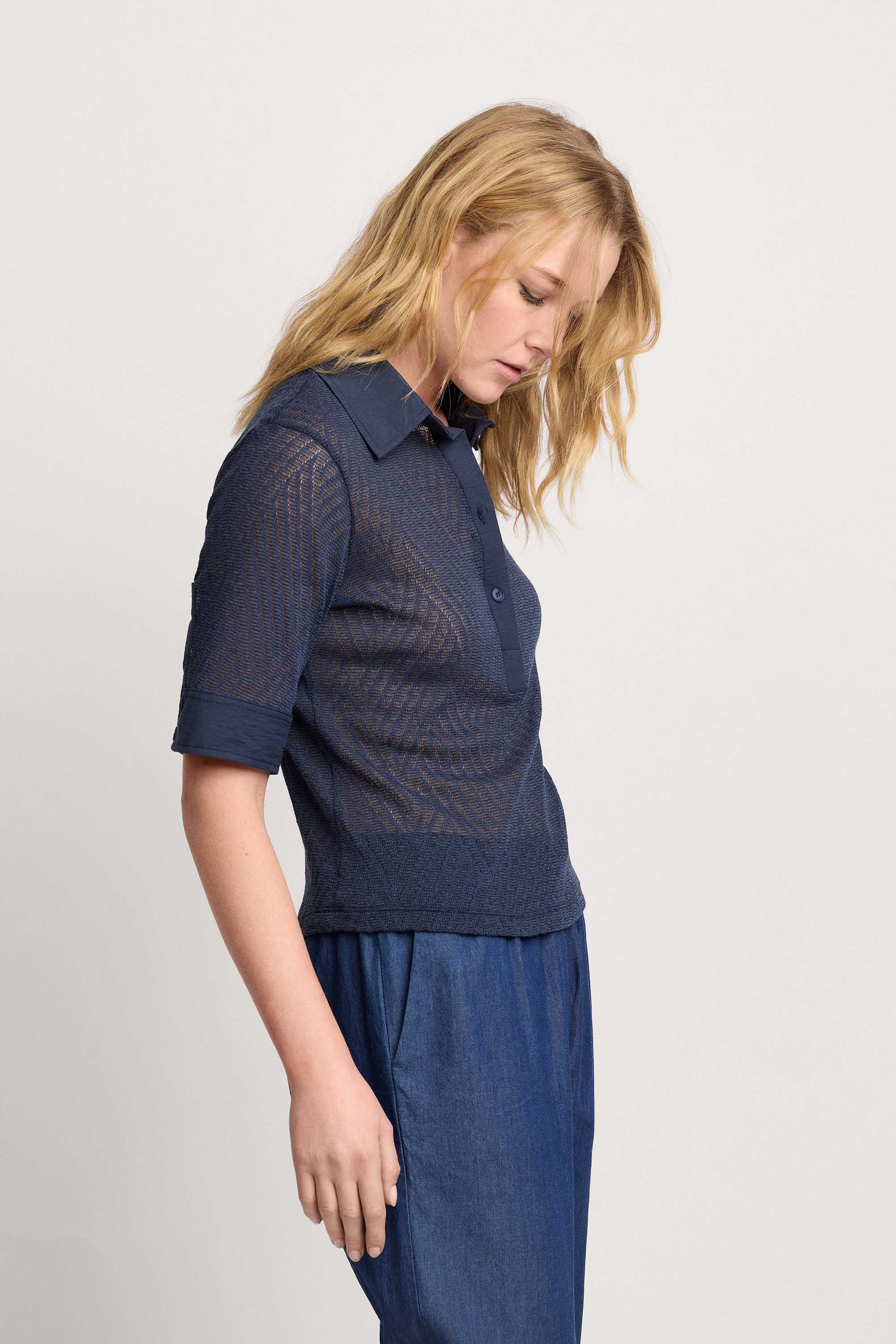 Blusa con colletto a vela - BLUSA NERINA - Image 4