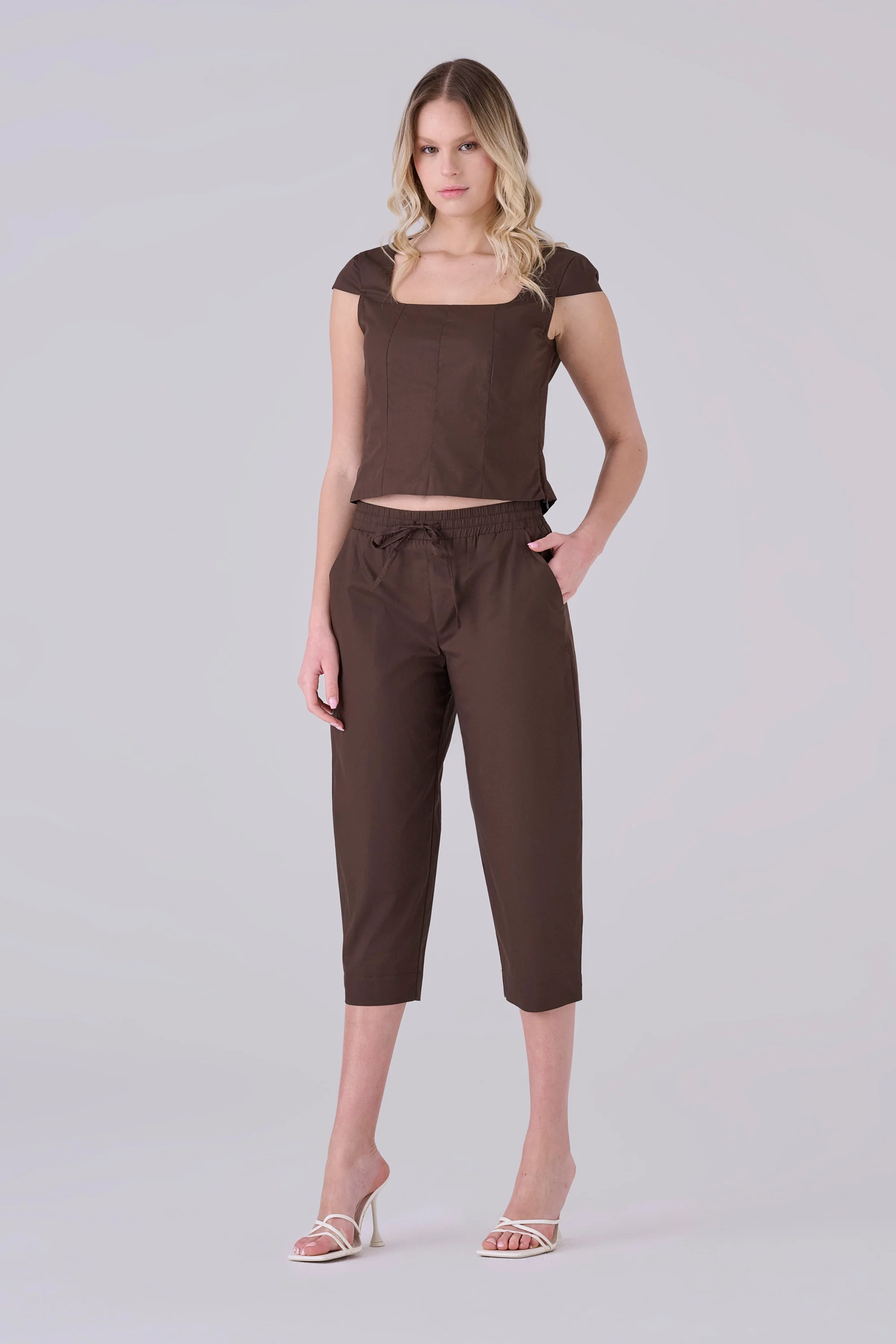 Blusa cotone scollo quadrato - BLUSA NOEMIEX - Image 2