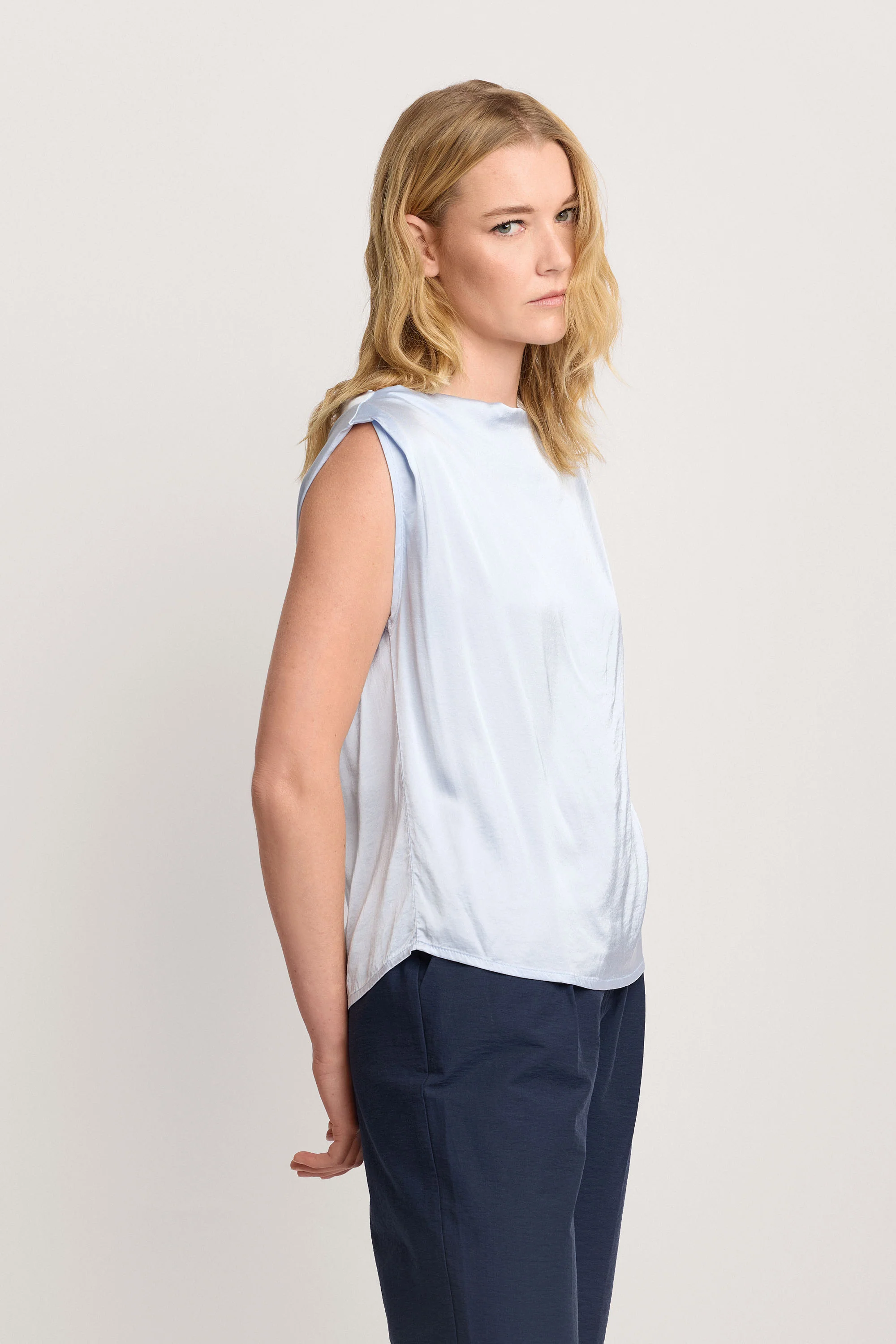Blusa con drappeggio - BLUSA CINDEO - Image 4