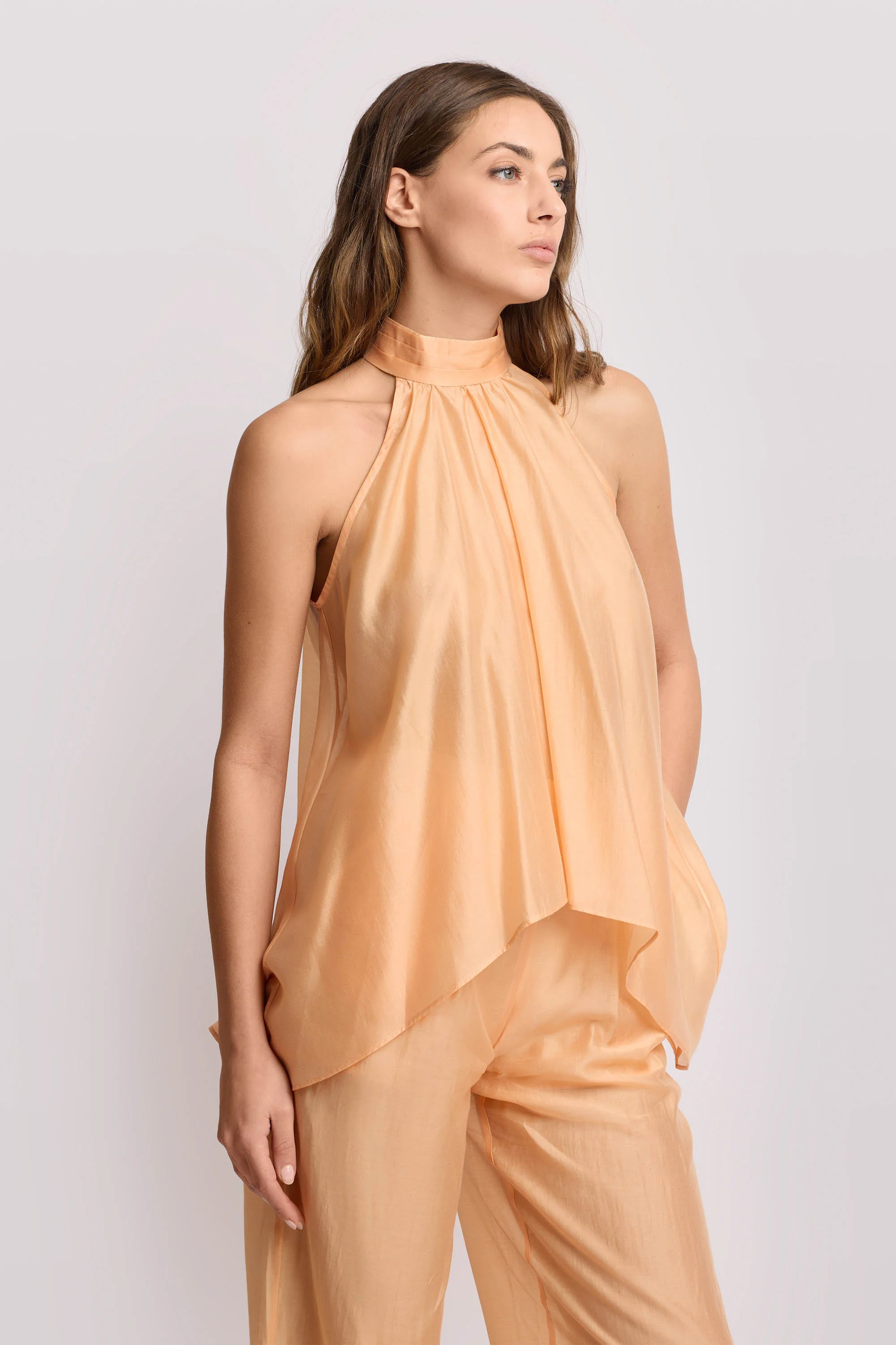 Blusa elegante con scollo all'americana - Top EDELMA - Image 4