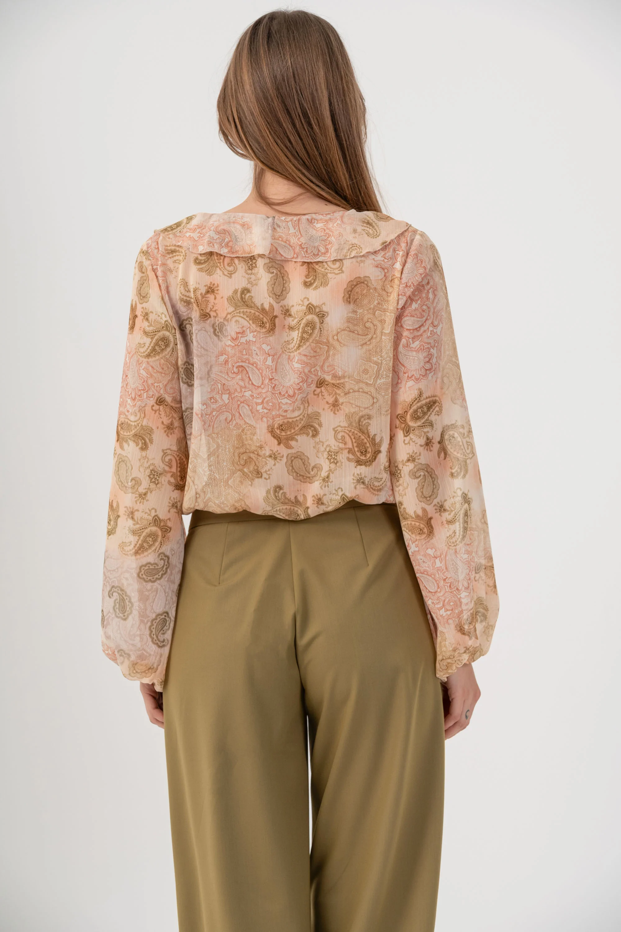 Blusa in fantasia paisley - BLUSA A FANTASIA PISYX - Image 4