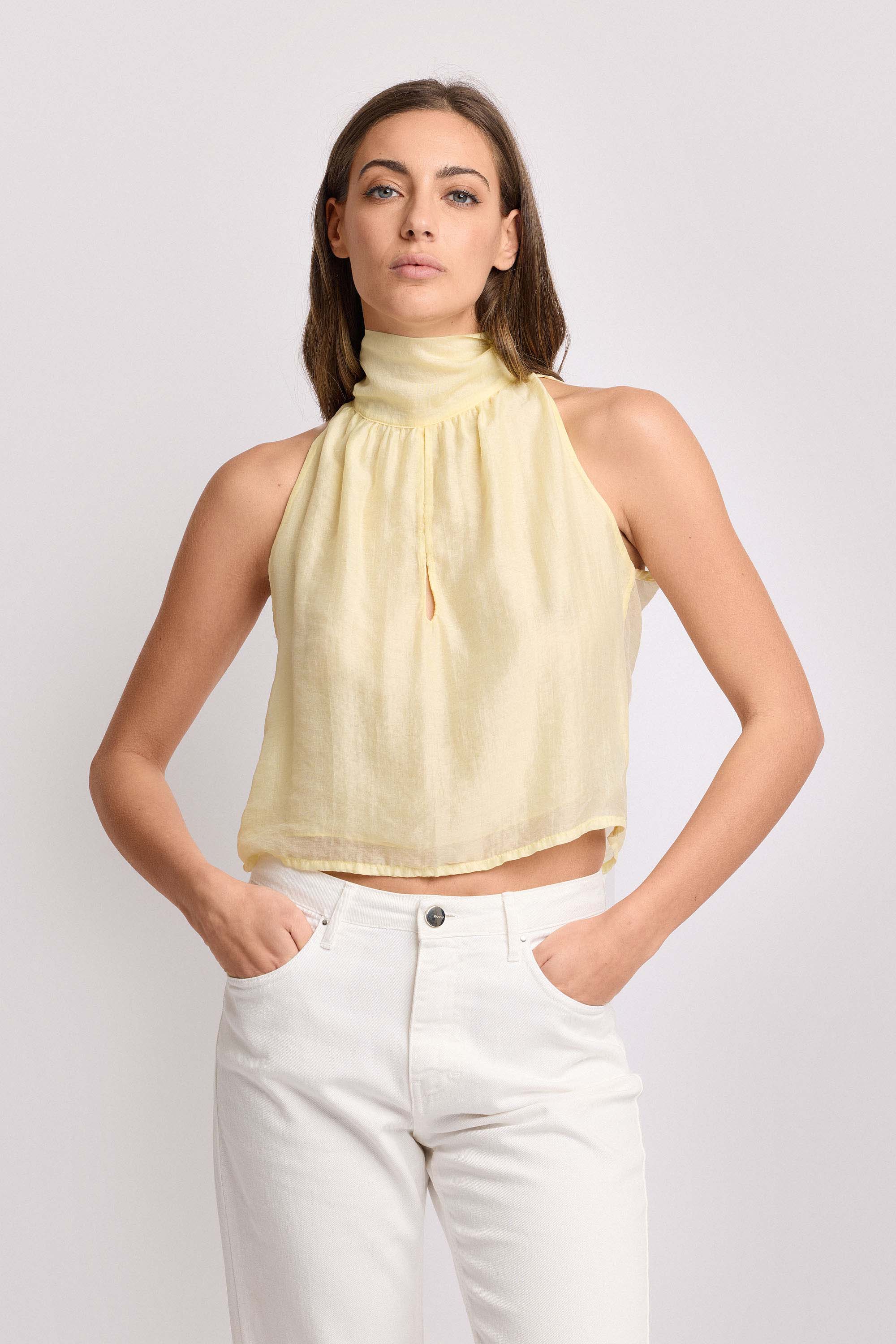 Blusa con fiocco sul retro - Top CHANDRESH