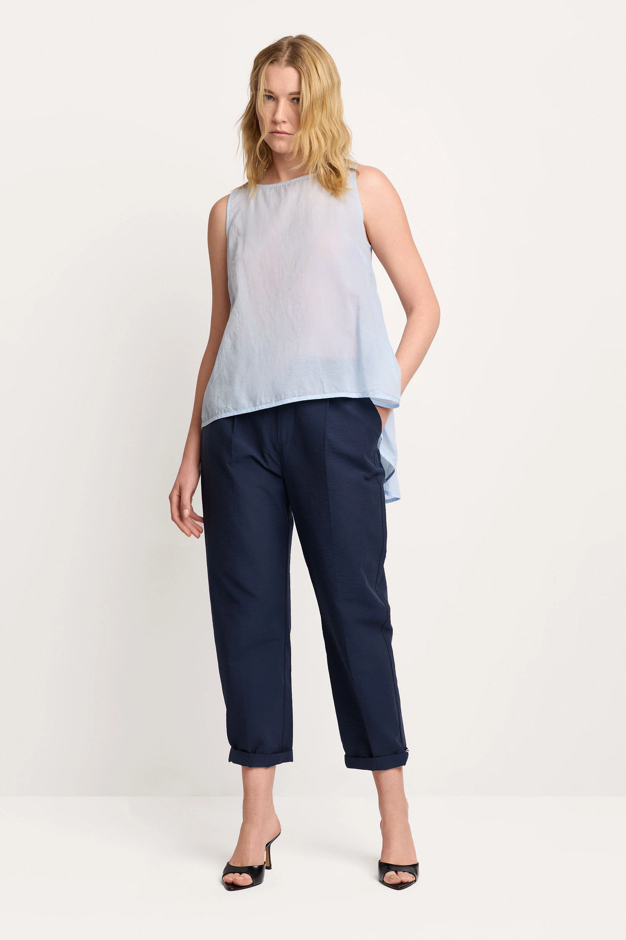 Blusa con fondo asimmetrico - BLUSA GAUDENZY - Image 2