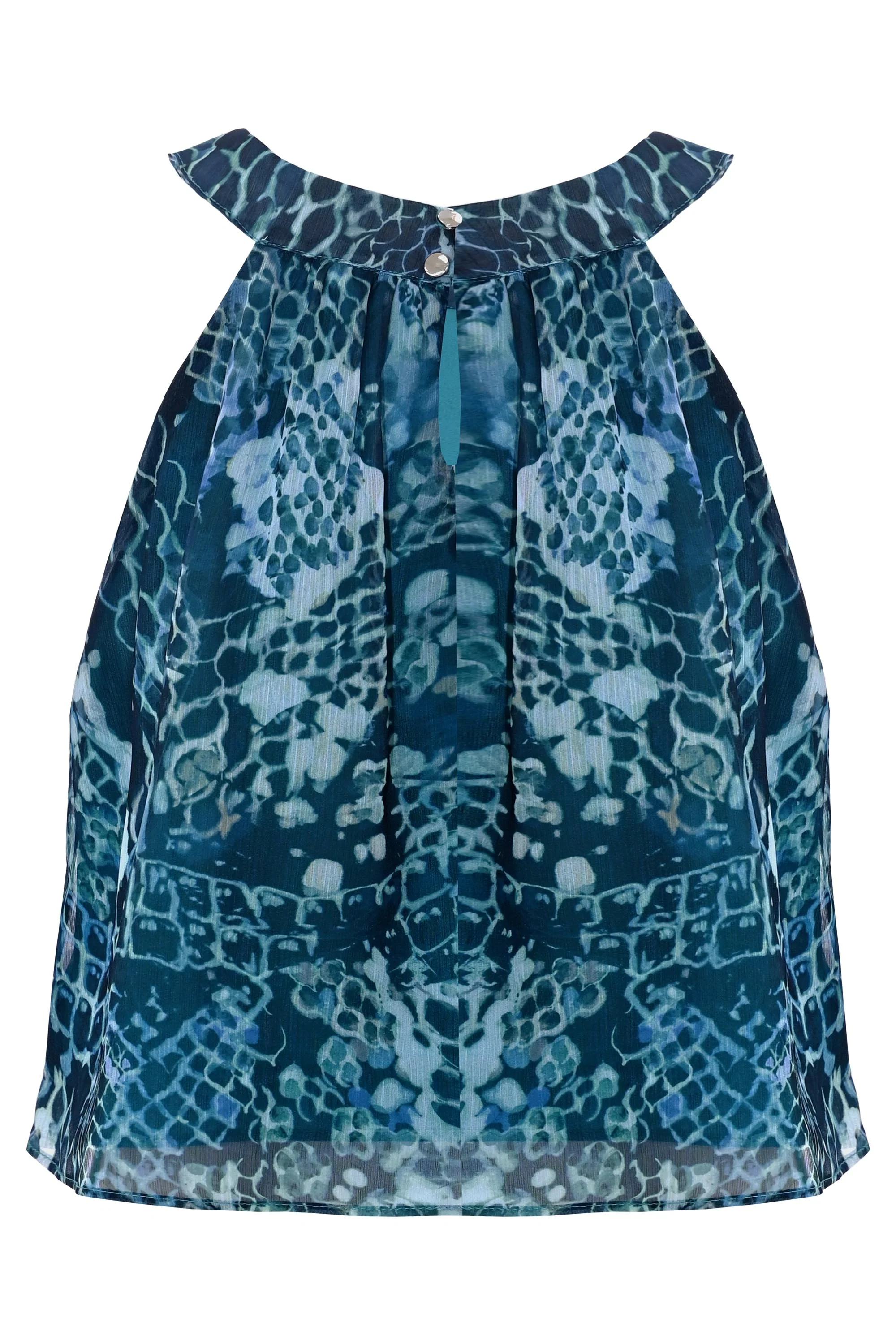 Blusa girocollo in fantasia animalier - BLUSA SAM - Image 2