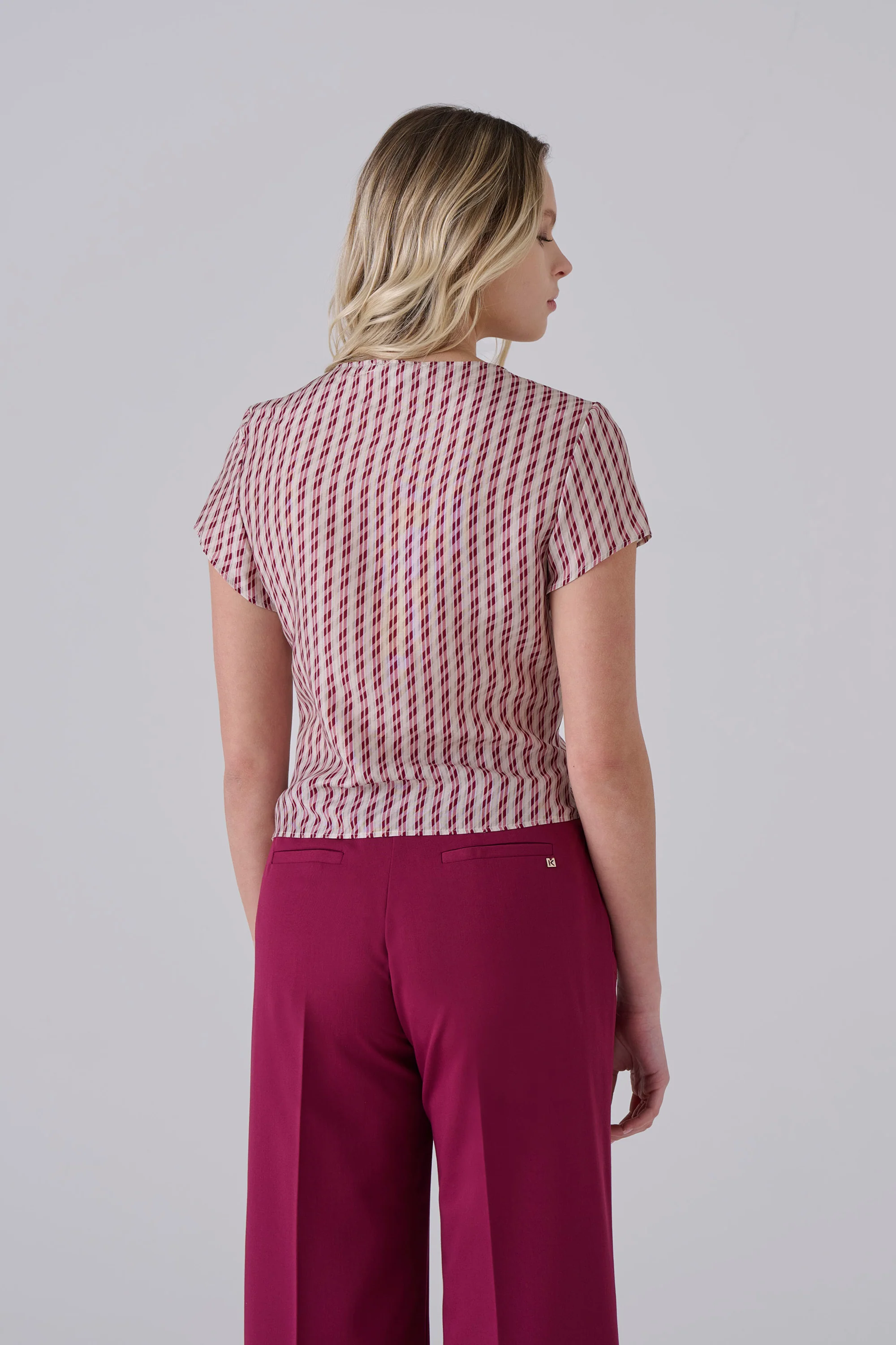 Blusa microcheck - Abito MARGOX - Image 3