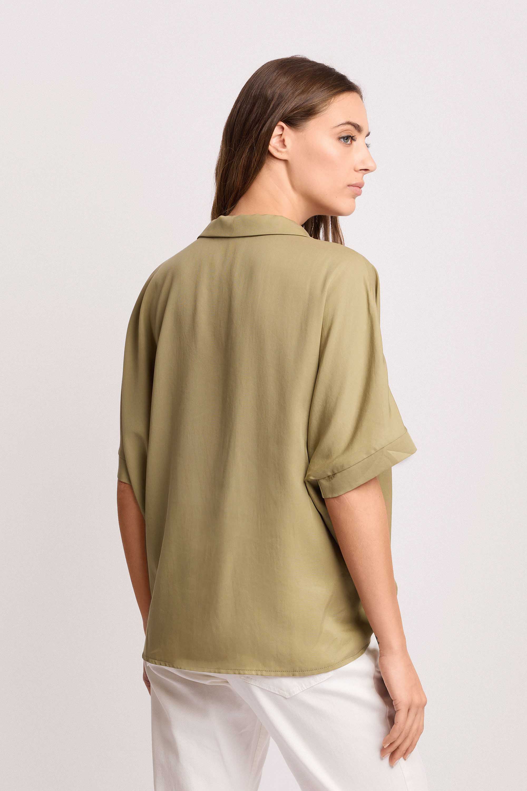 Blusa a portafoglio - BLUSA BASILIDE - Image 3