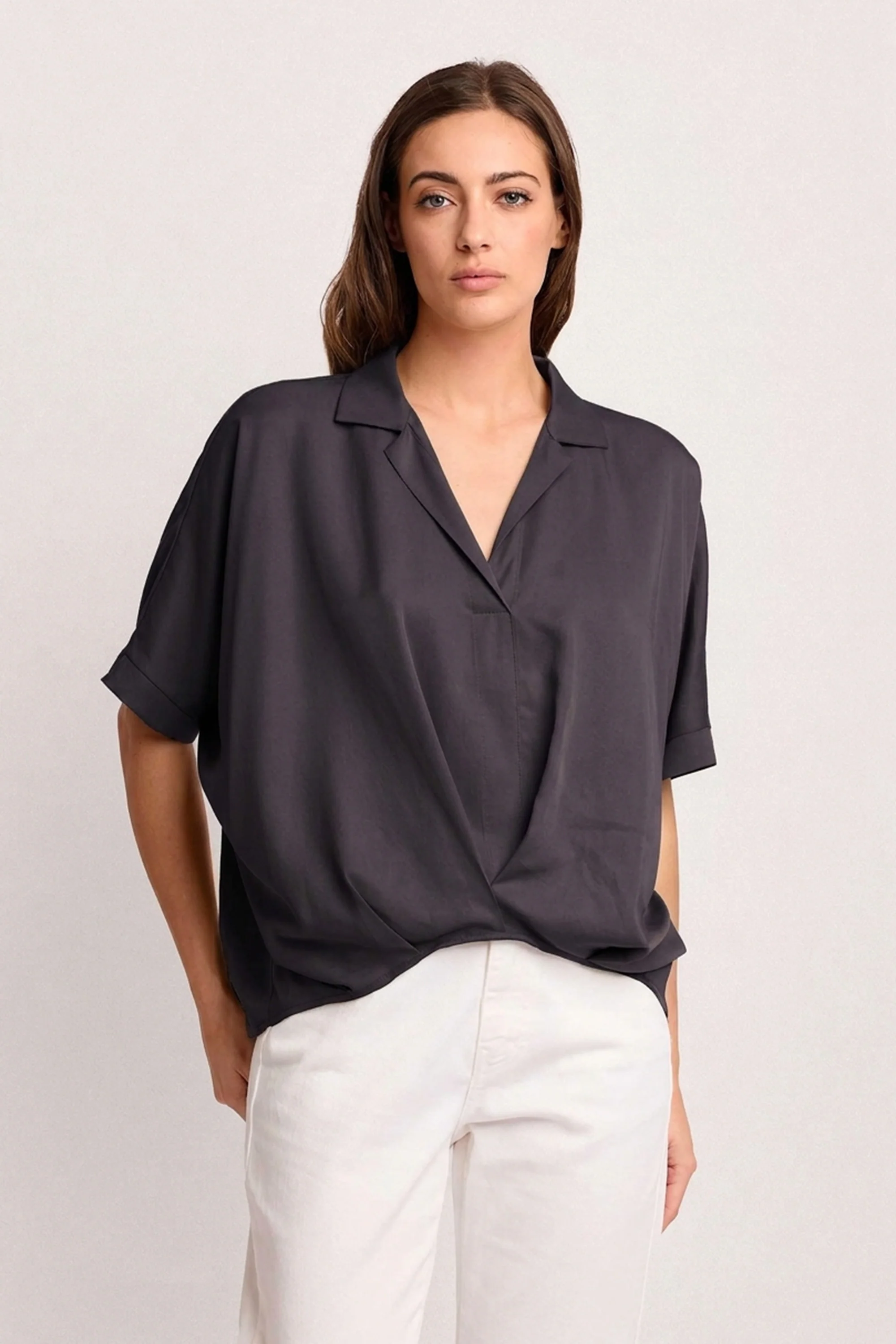 Blusa a portafoglio - BLUSA BASILIDE - Image 6