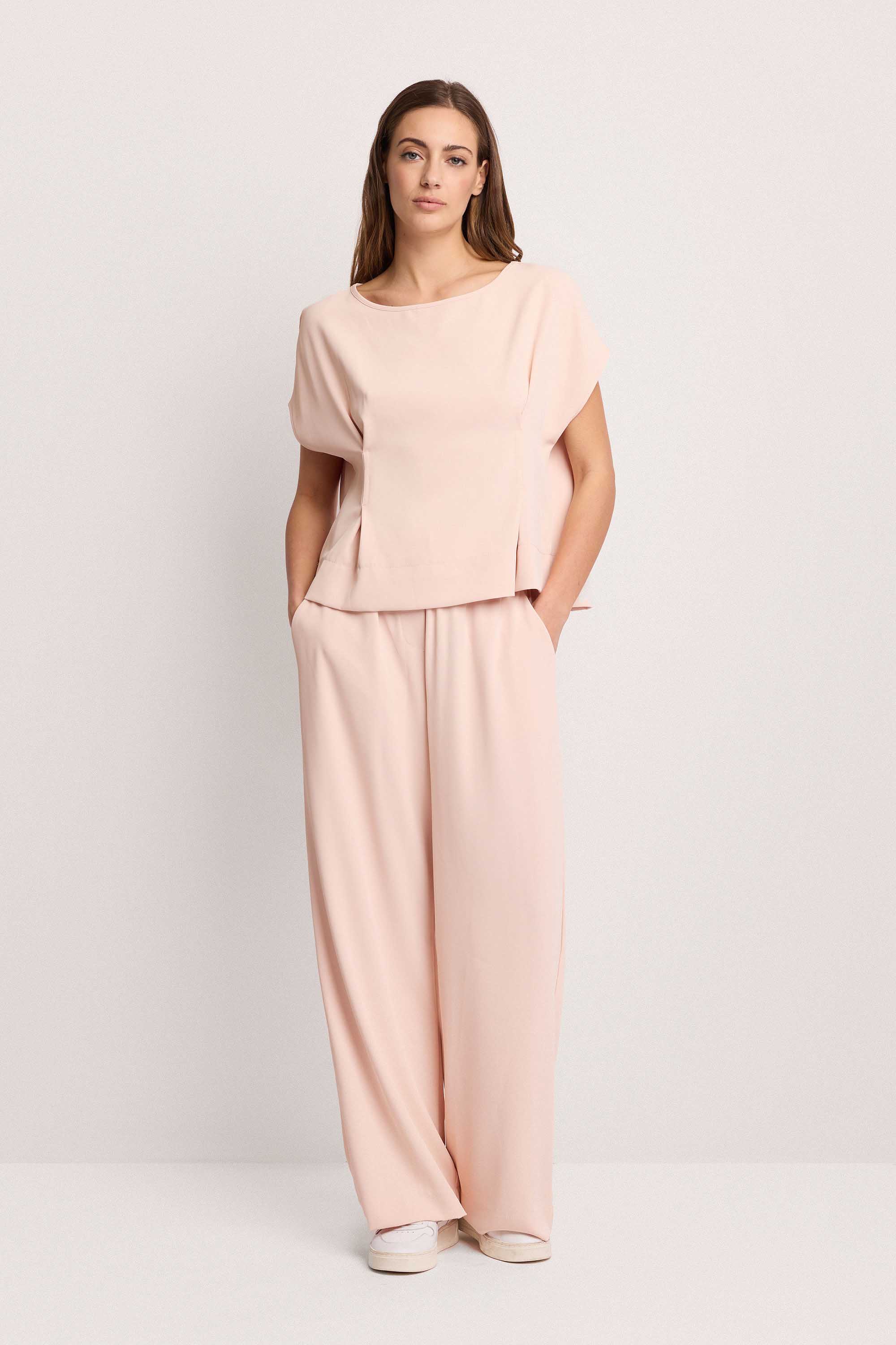 Blusa scollo a barchetta - Blusa NATHANAELLE - Image 2