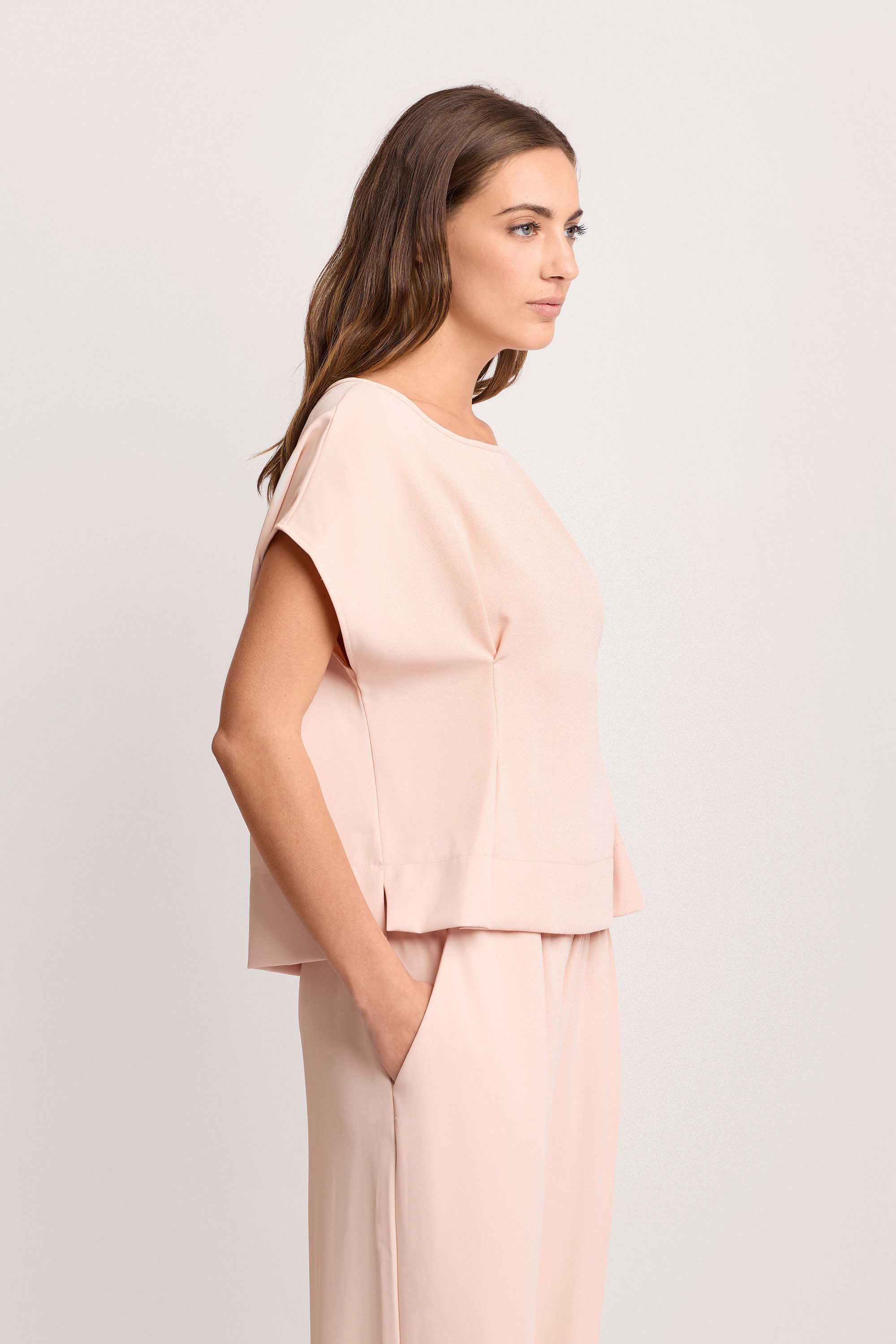 Blusa scollo a barchetta - Blusa NATHANAELLE - Image 4