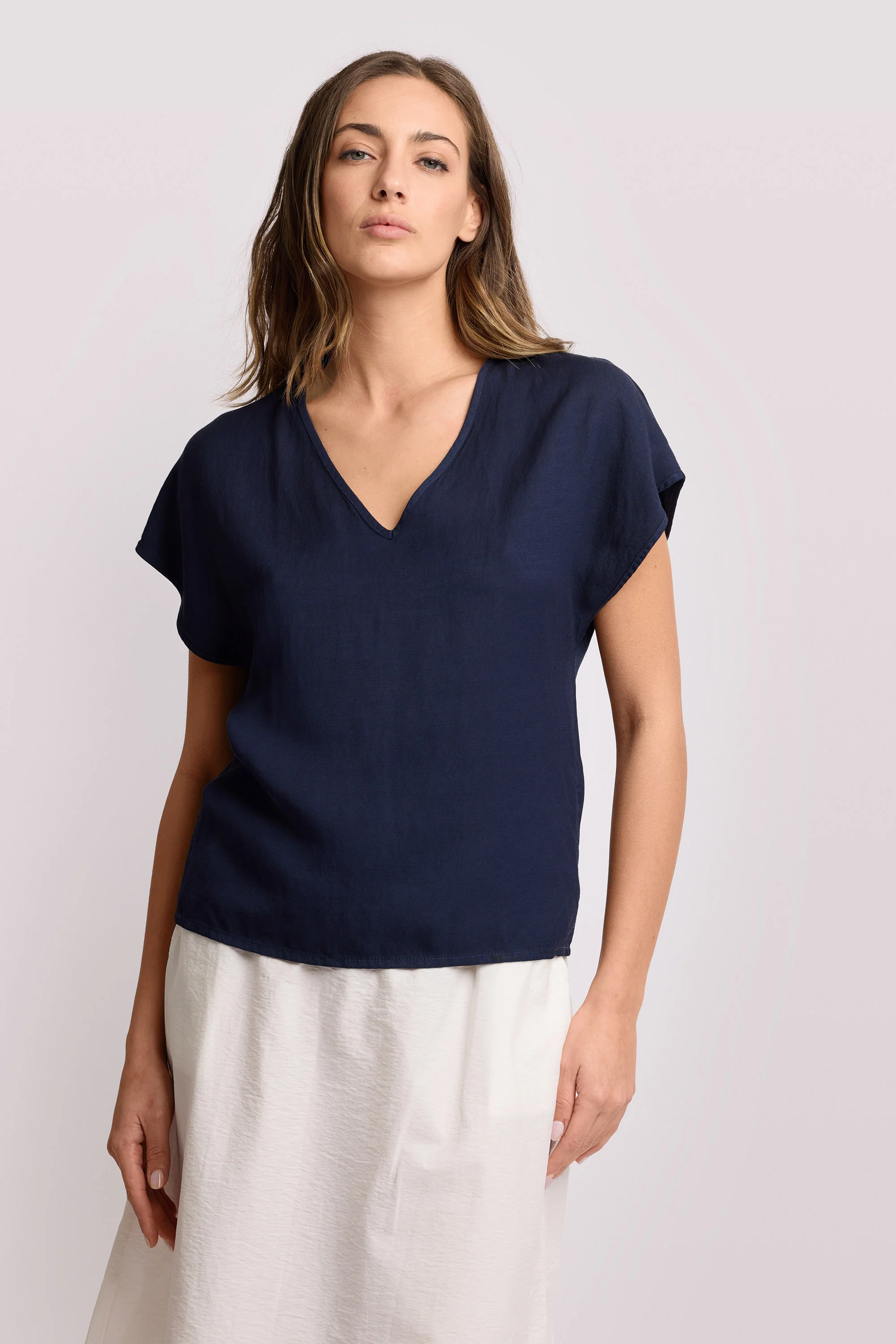 Blusa con scollo a V - Blusa JUTA