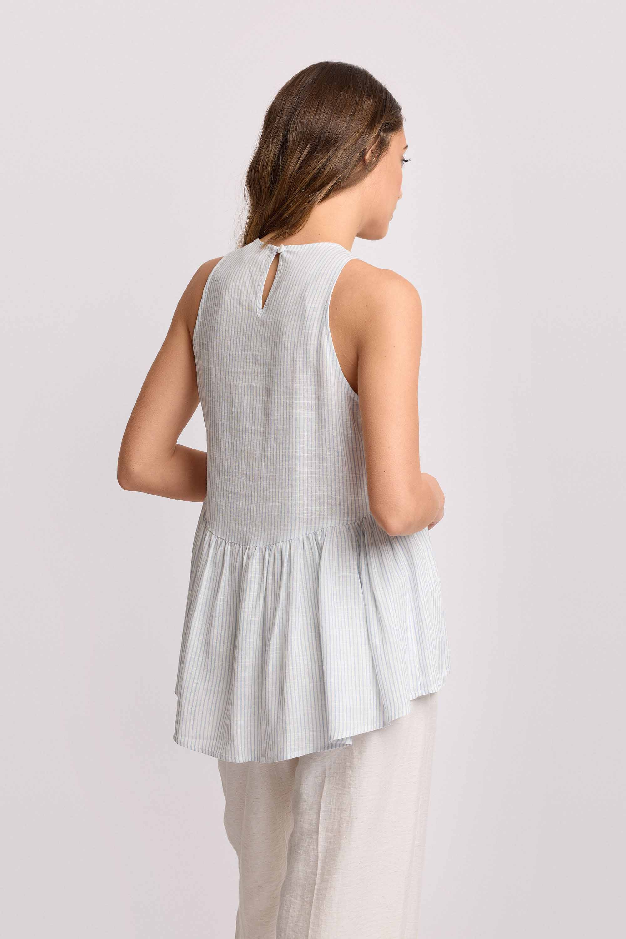 Blusa smanicata linea svasata - Top ROBILARA - Image 3