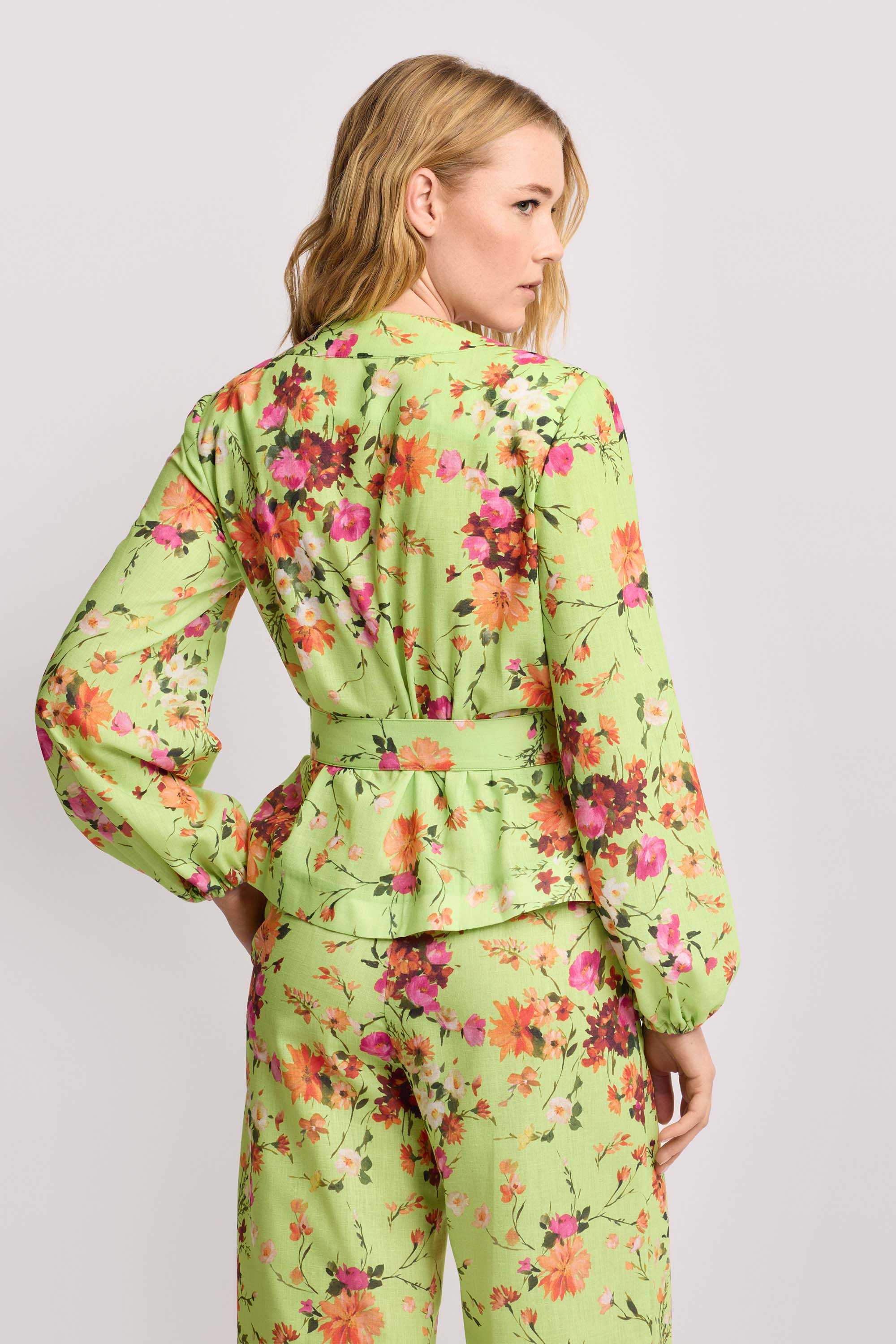 Blusa in tessuto a stampa floreale - Blusa OBELIA - Image 3