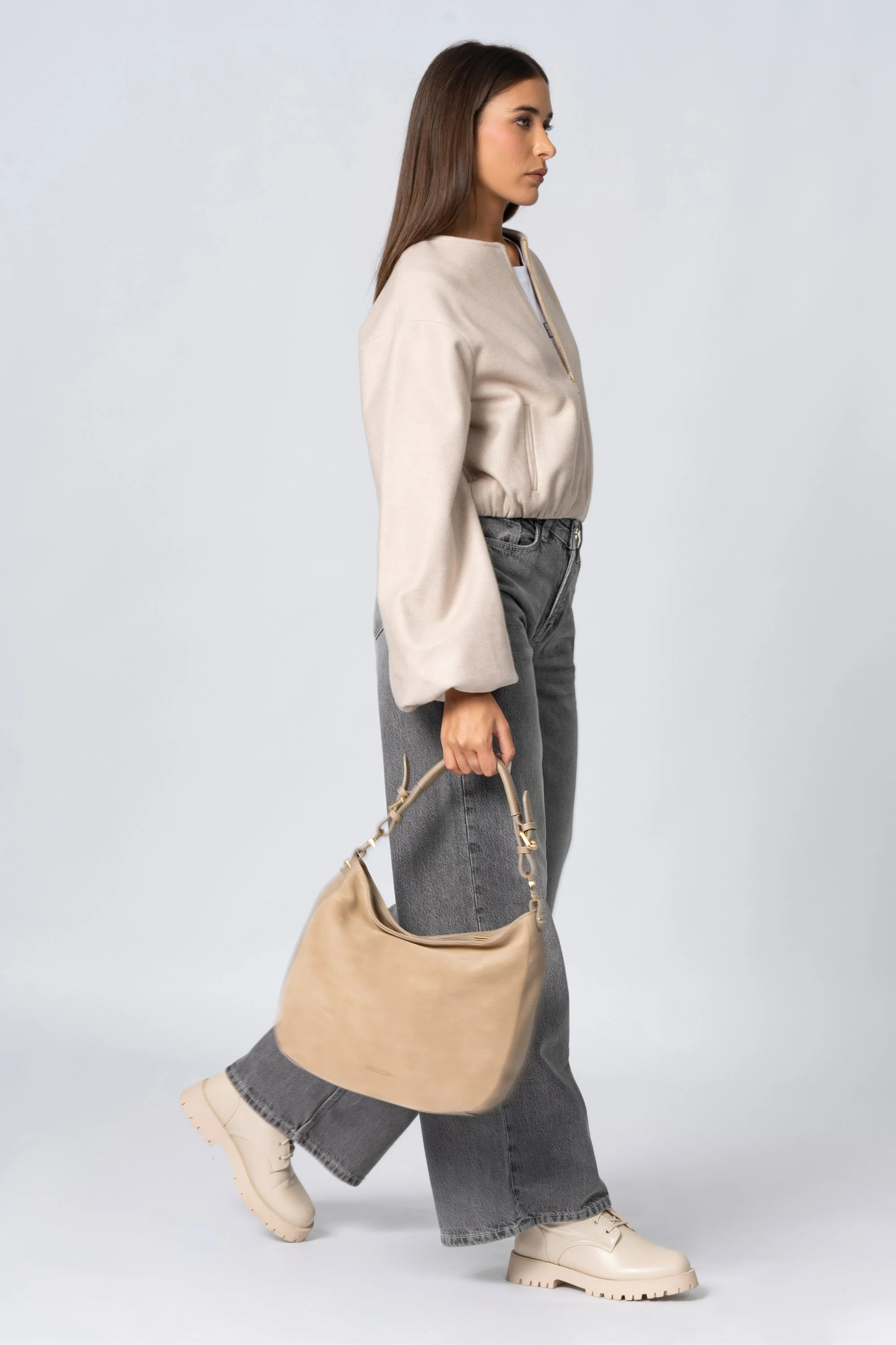 Borsa hobo in pelle - Borsa TELLYX - Image 2