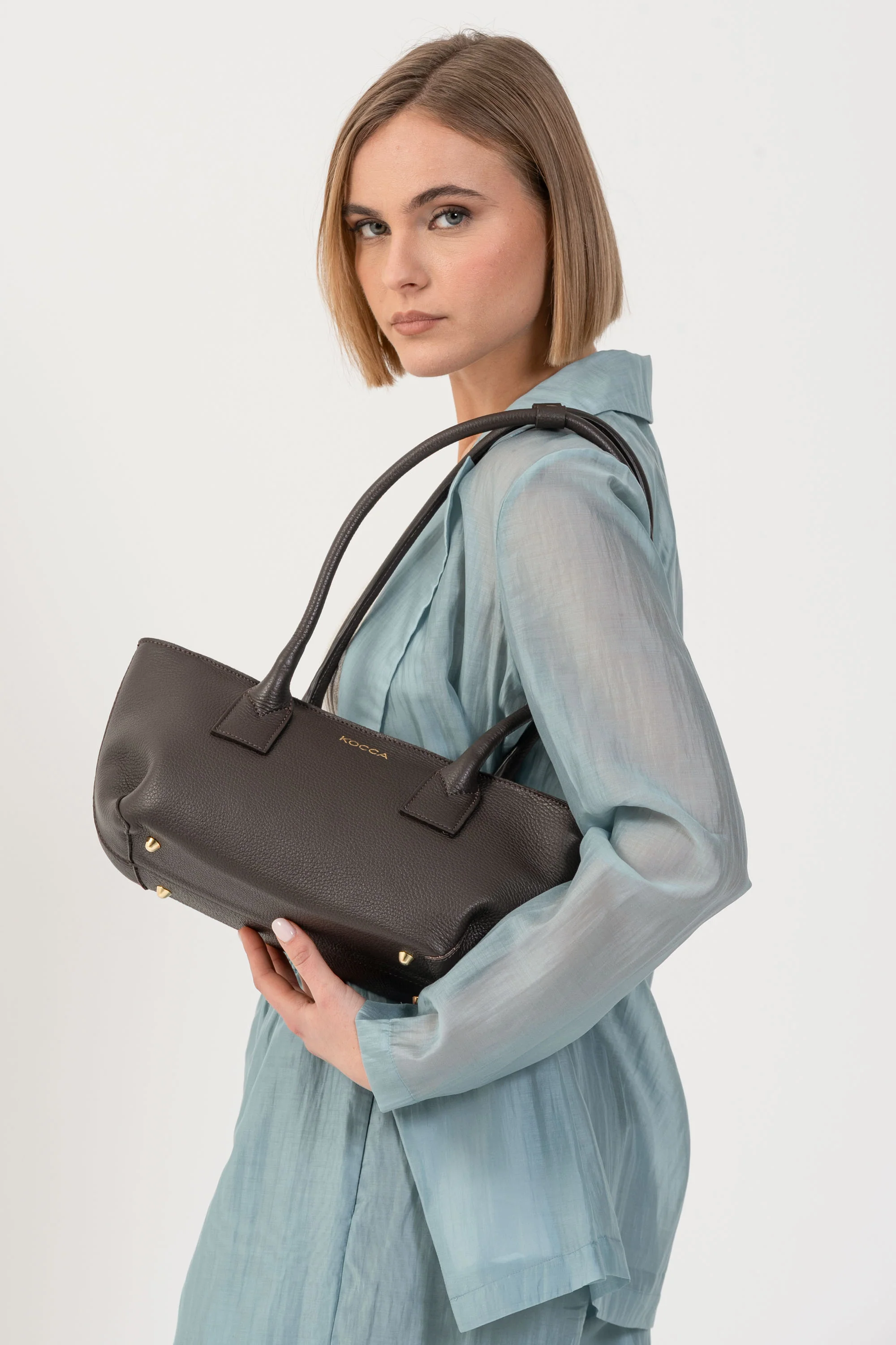Borsa a mano con logo - BORSA MANICOX