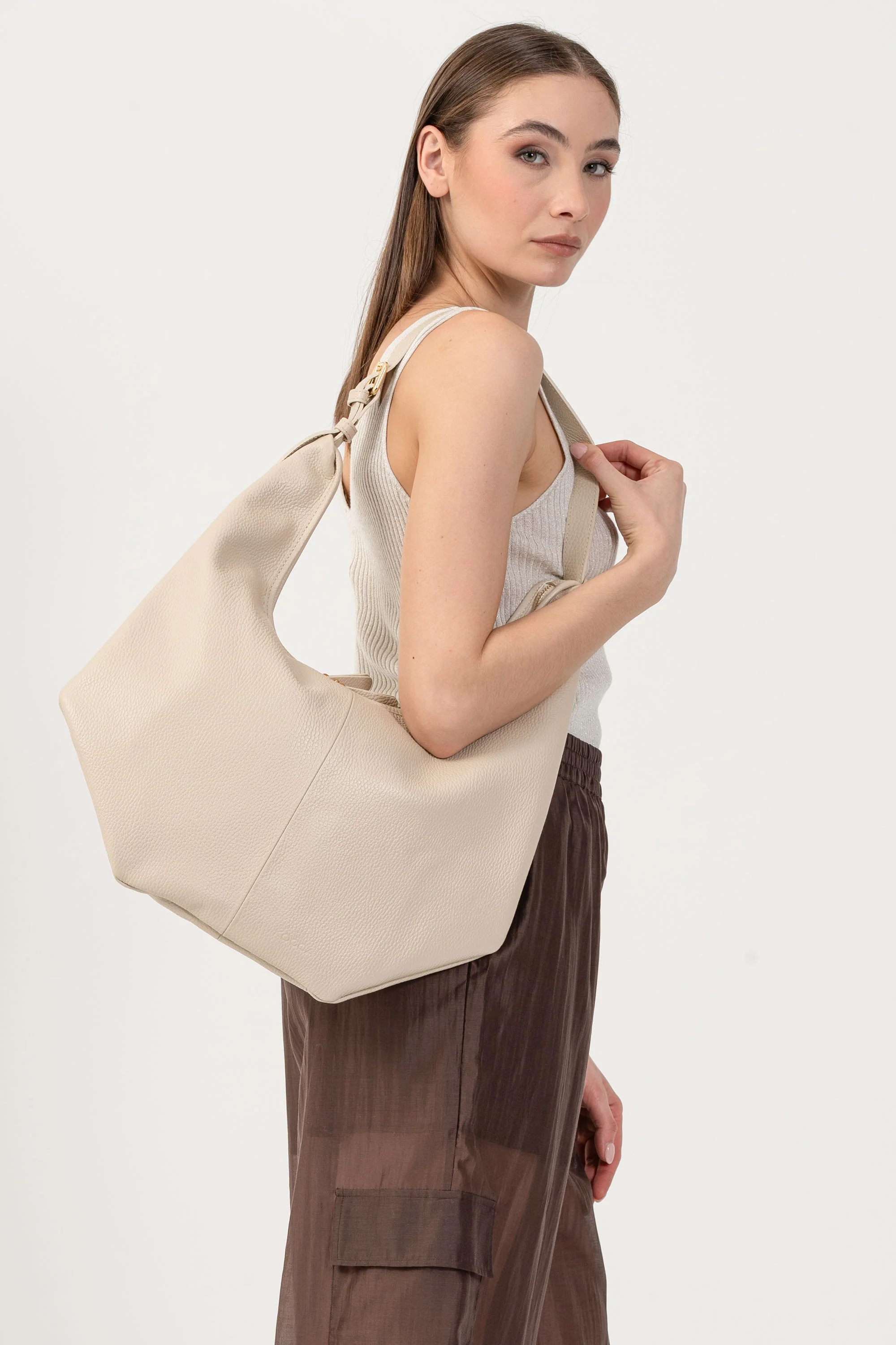 Borsa a spalla stile hobo - BORSA SPIGOLX - Image 2