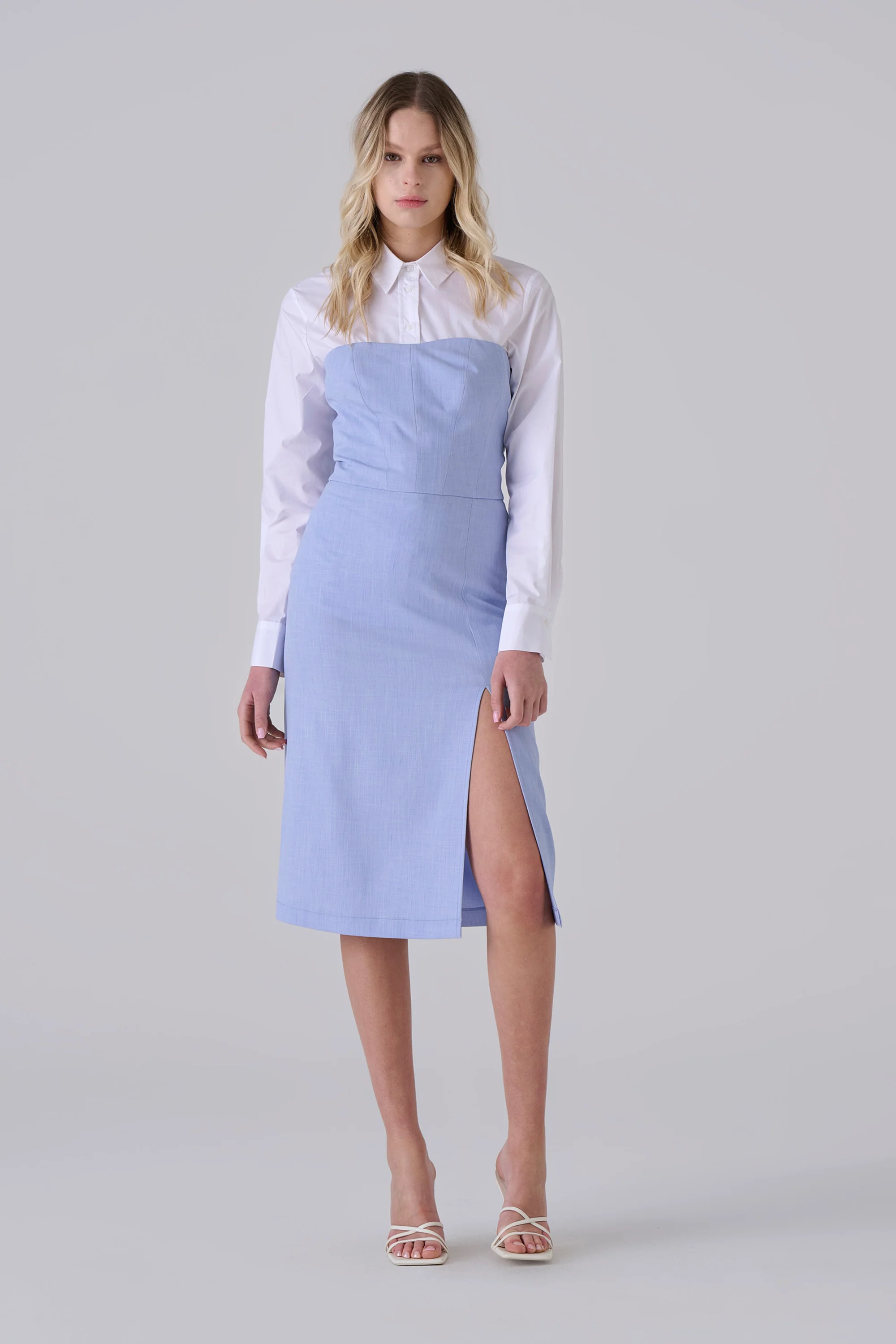 Camicia basic bianca - CAMICIA CHAILIX E