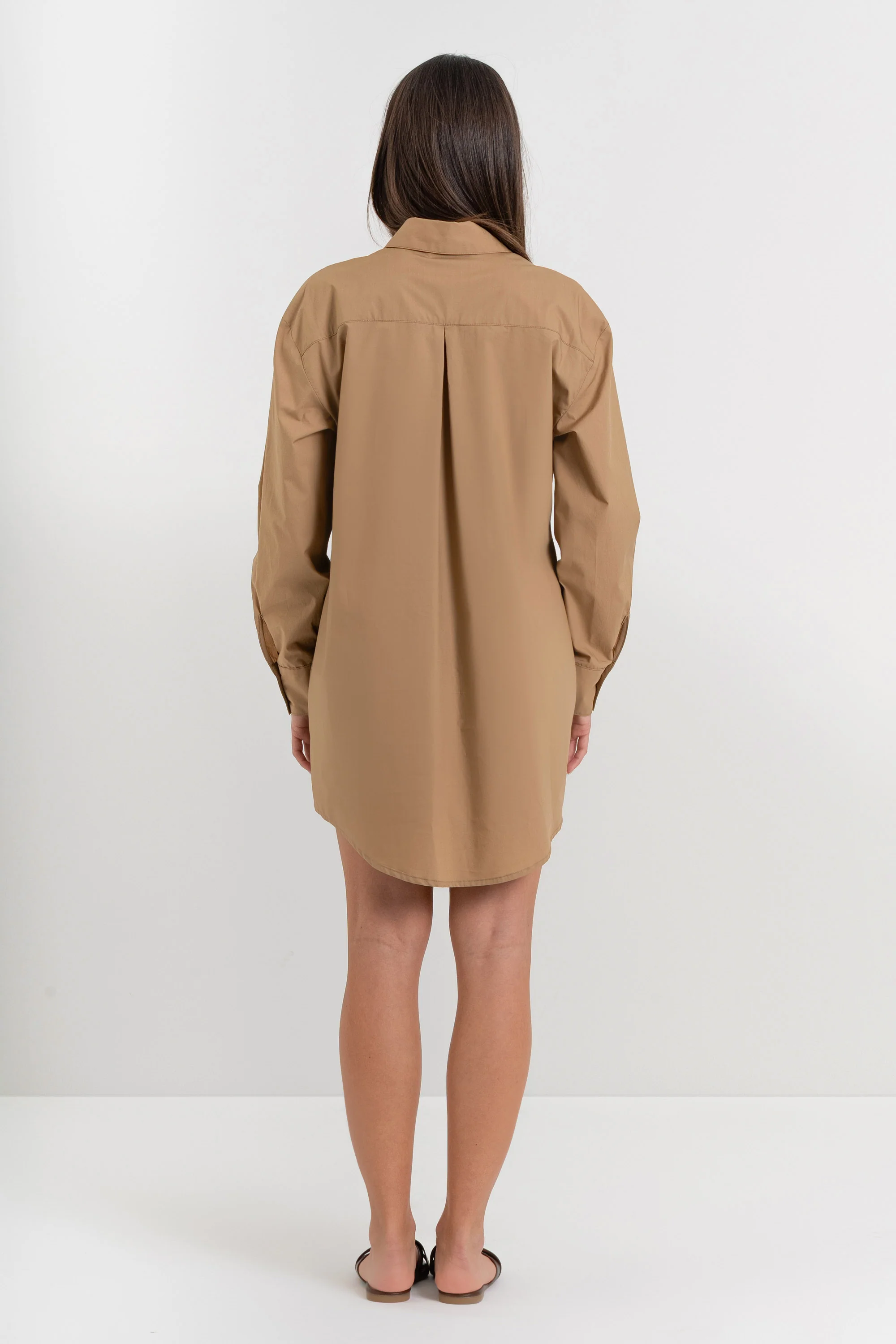 Camicia classica da donna in puro cotone a maniche lunghe - Camicia LUVYX - Image 4