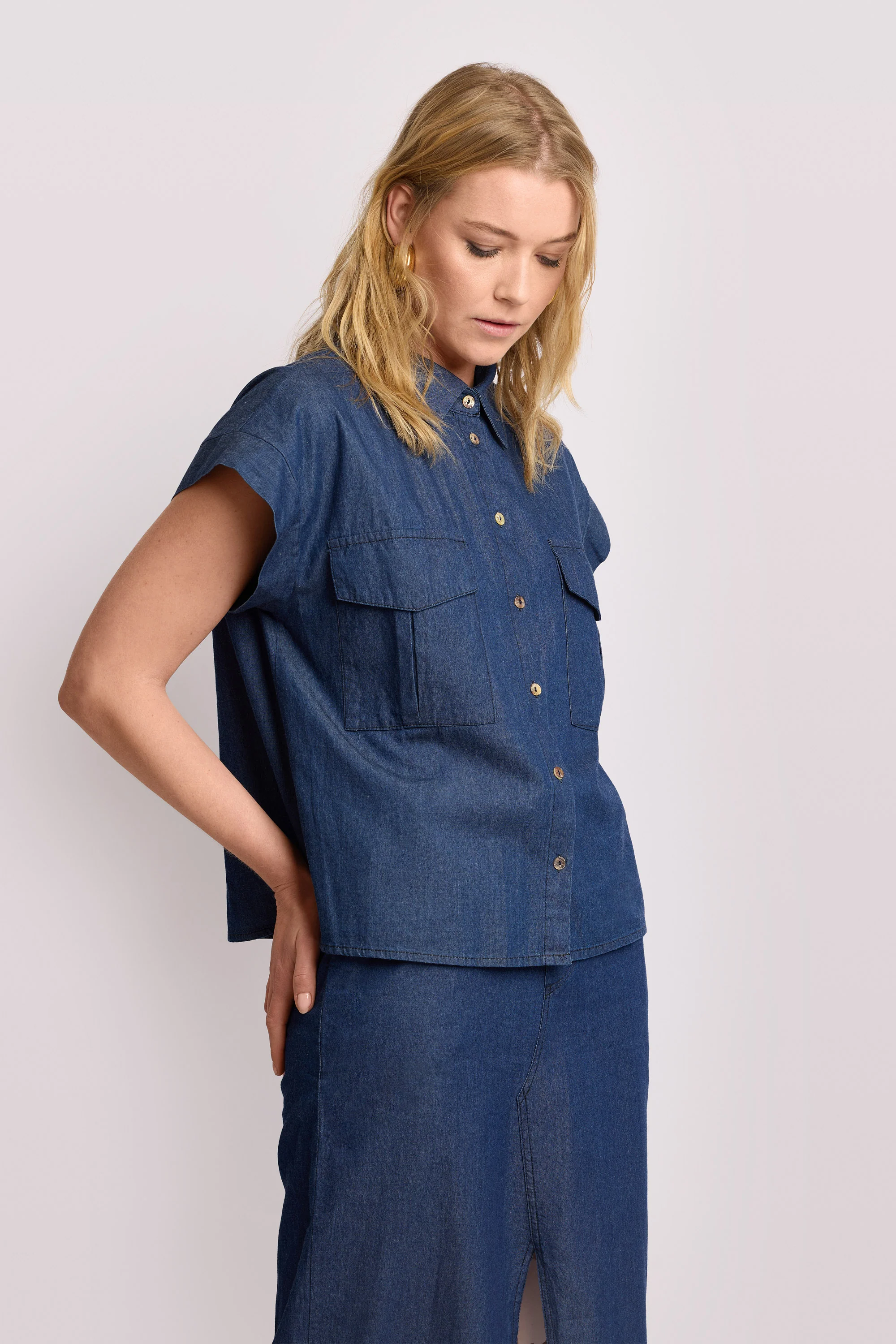 Camicia in cotone con tasche - Camicia HEINZ - Image 4