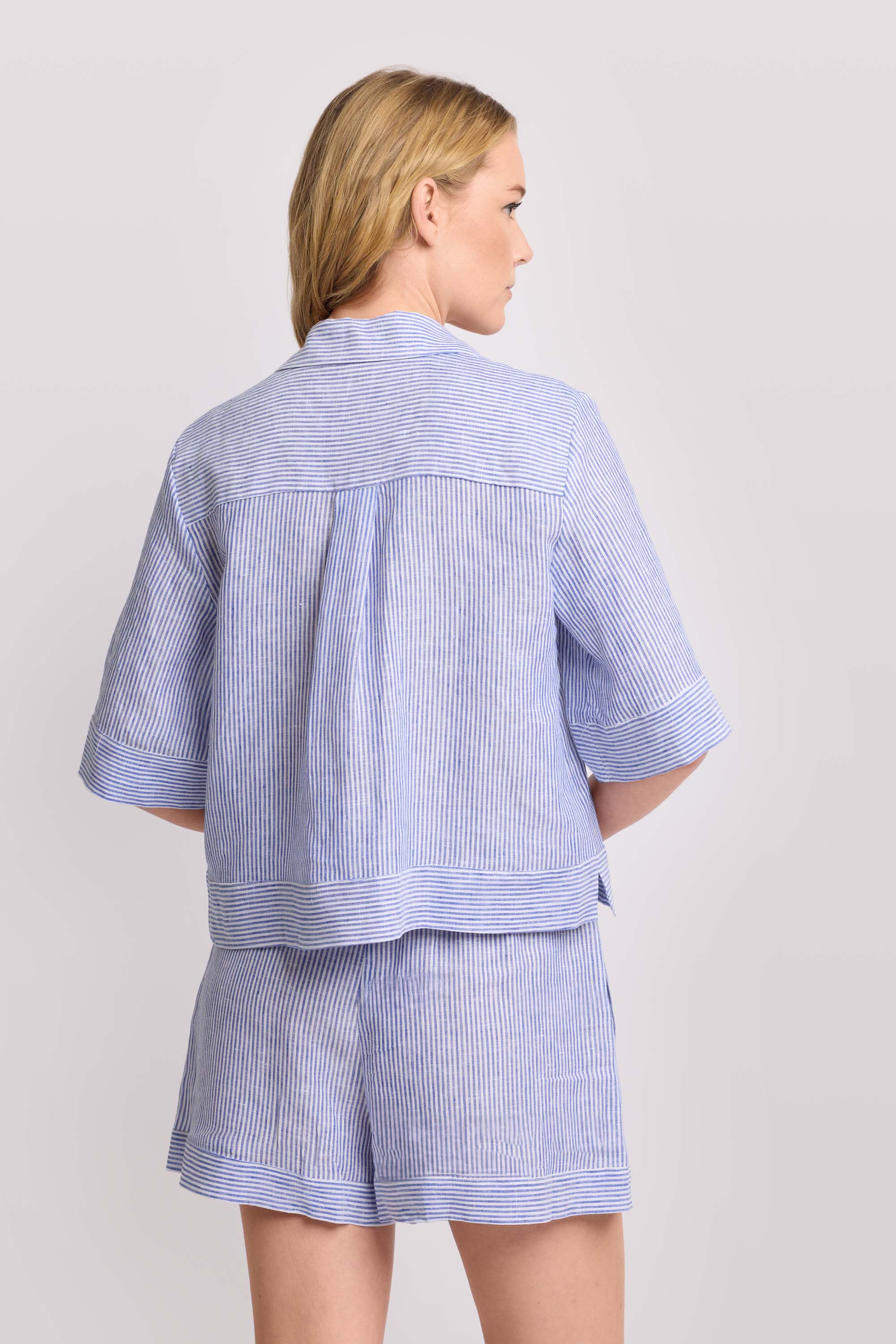 Camicia in fantasia a righe - Camicia AGHATE - Image 3