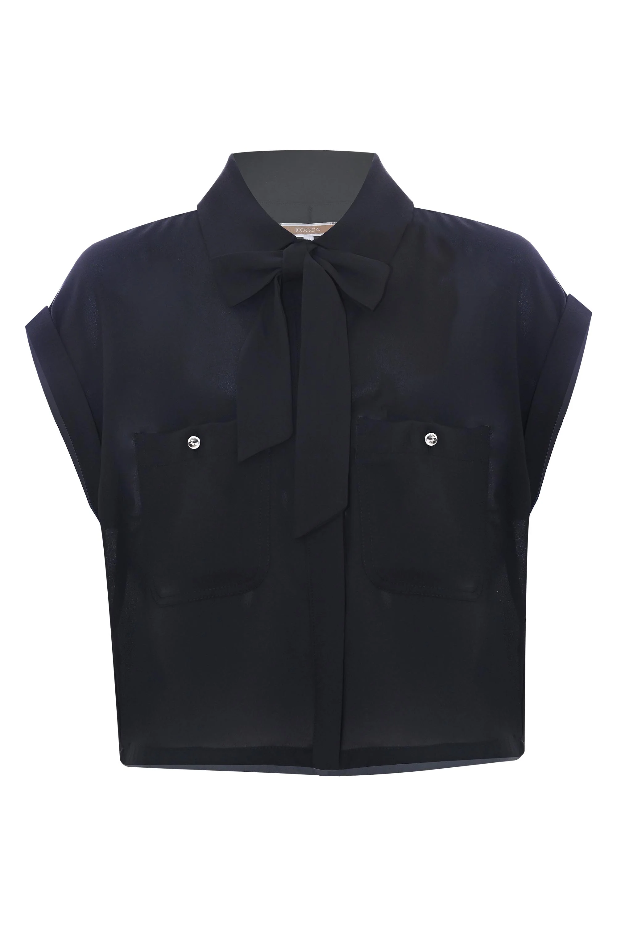 Camicia con fiocco sul colletto - CAMICIA GAVINA