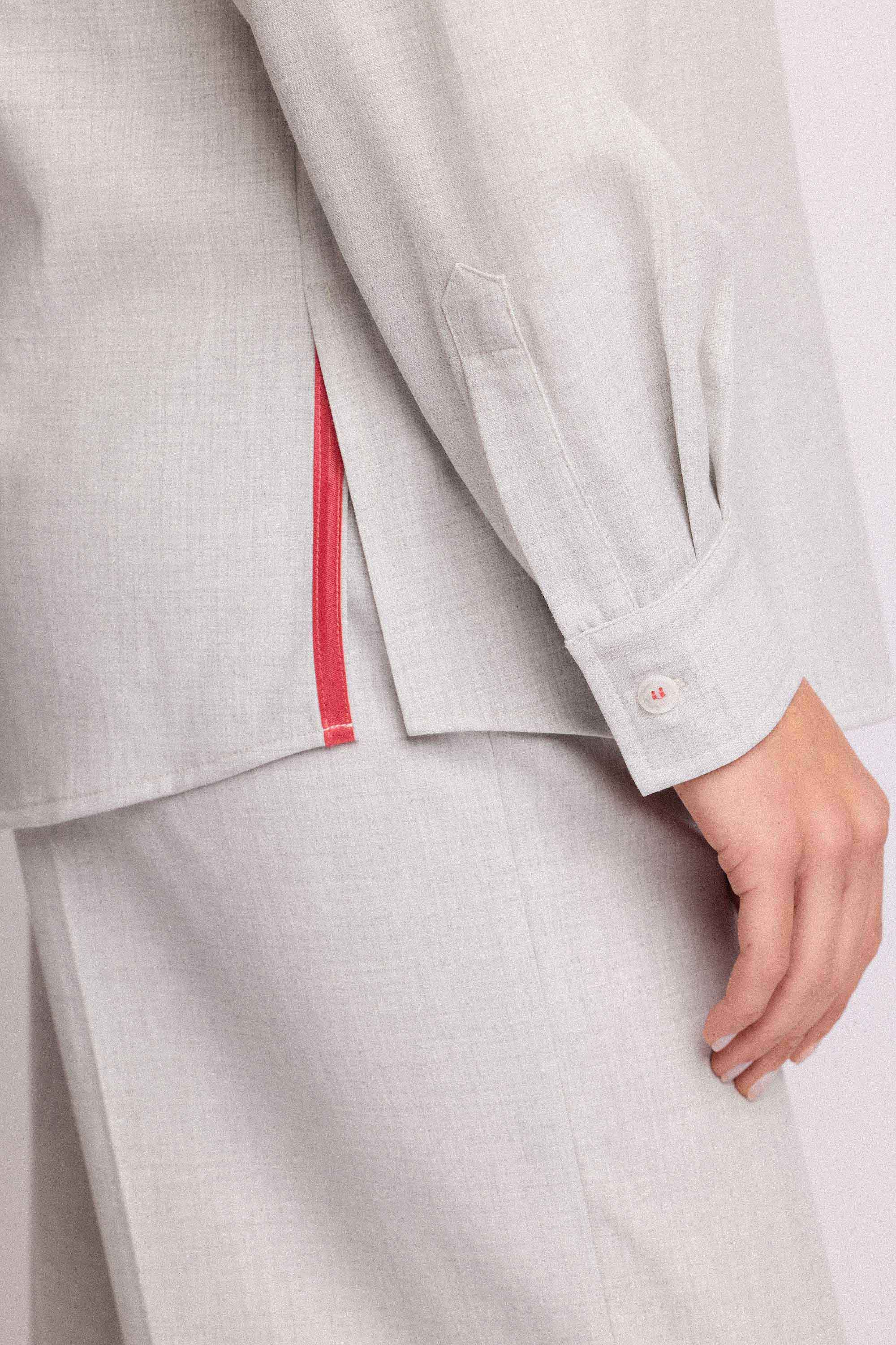 Camicia a maniche lunghe con taschino - Camicia MINNEA - Image 4