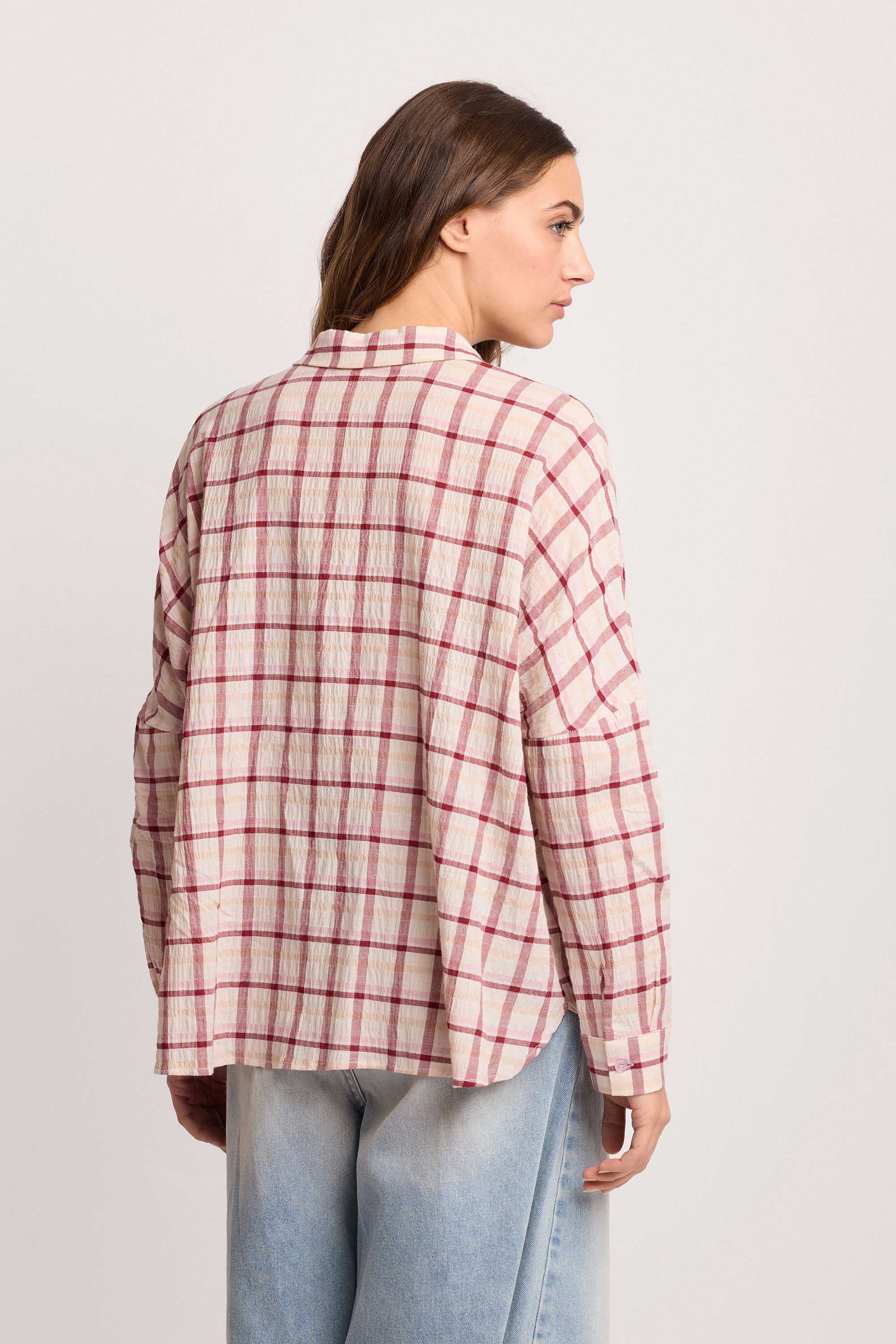 Camicia over a quadri - Camicia ACHINTYA - Image 3