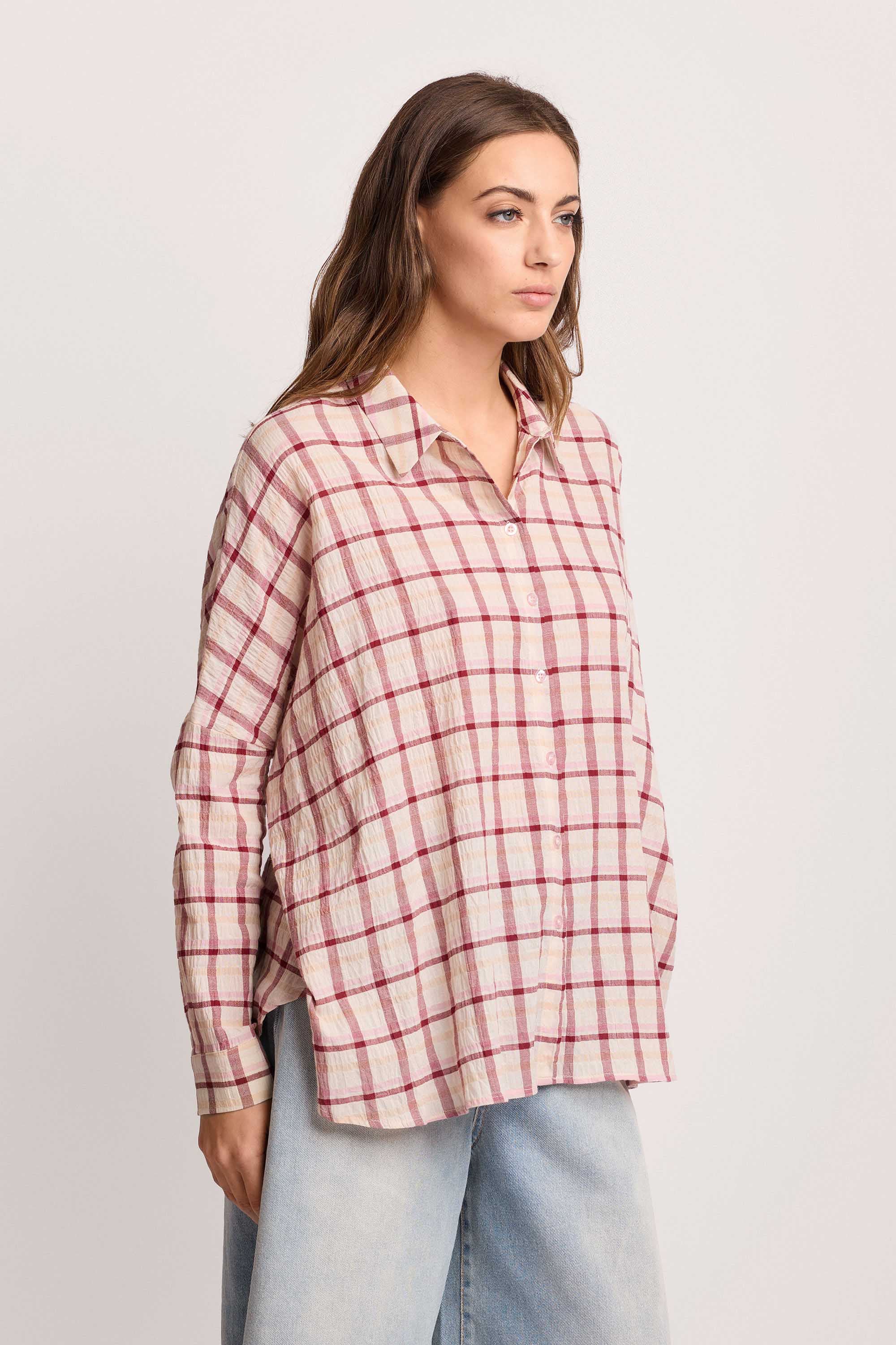 Camicia over a quadri - Camicia ACHINTYA - Image 4