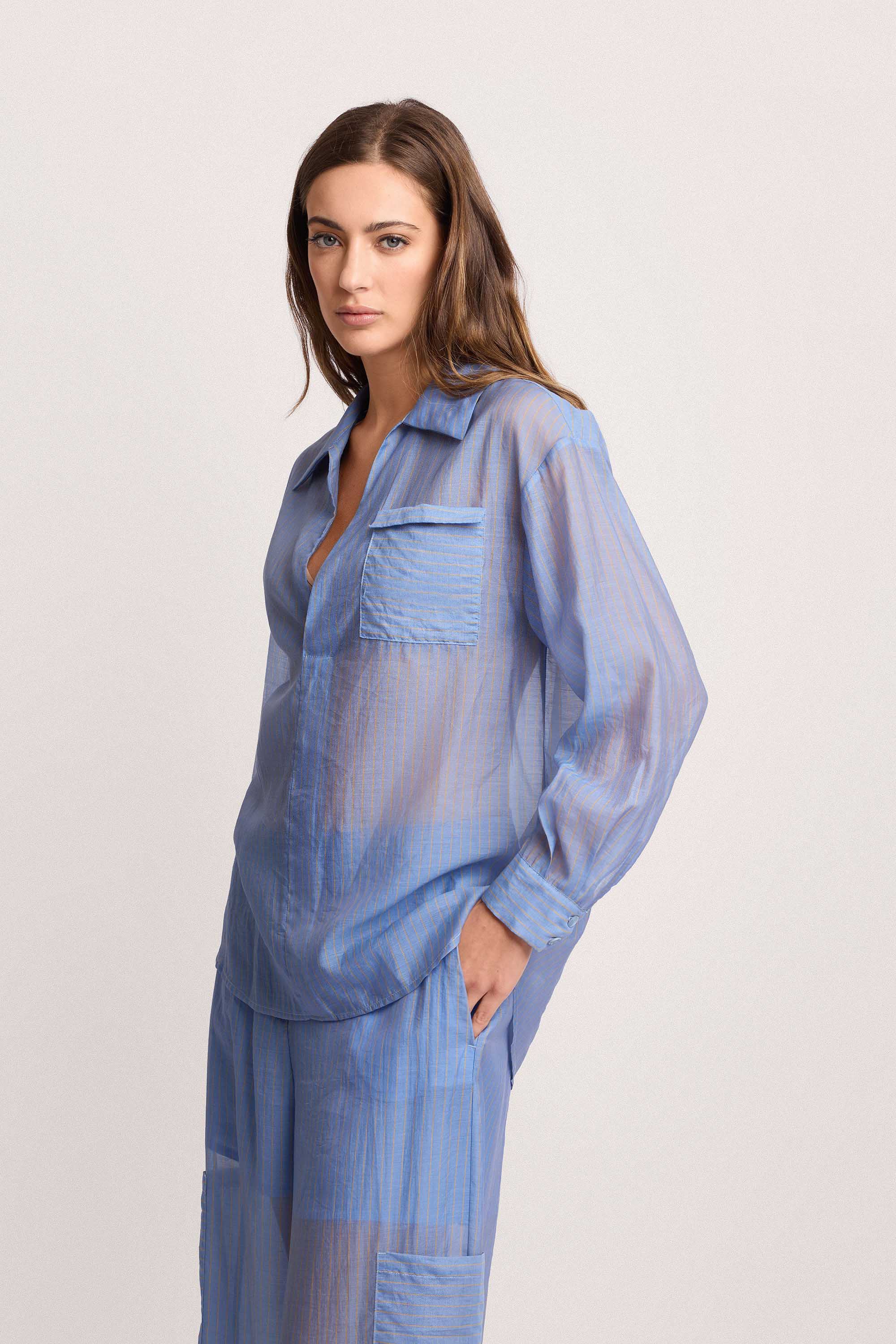 Camicia a righe - Blusa IDROTEA - Image 4