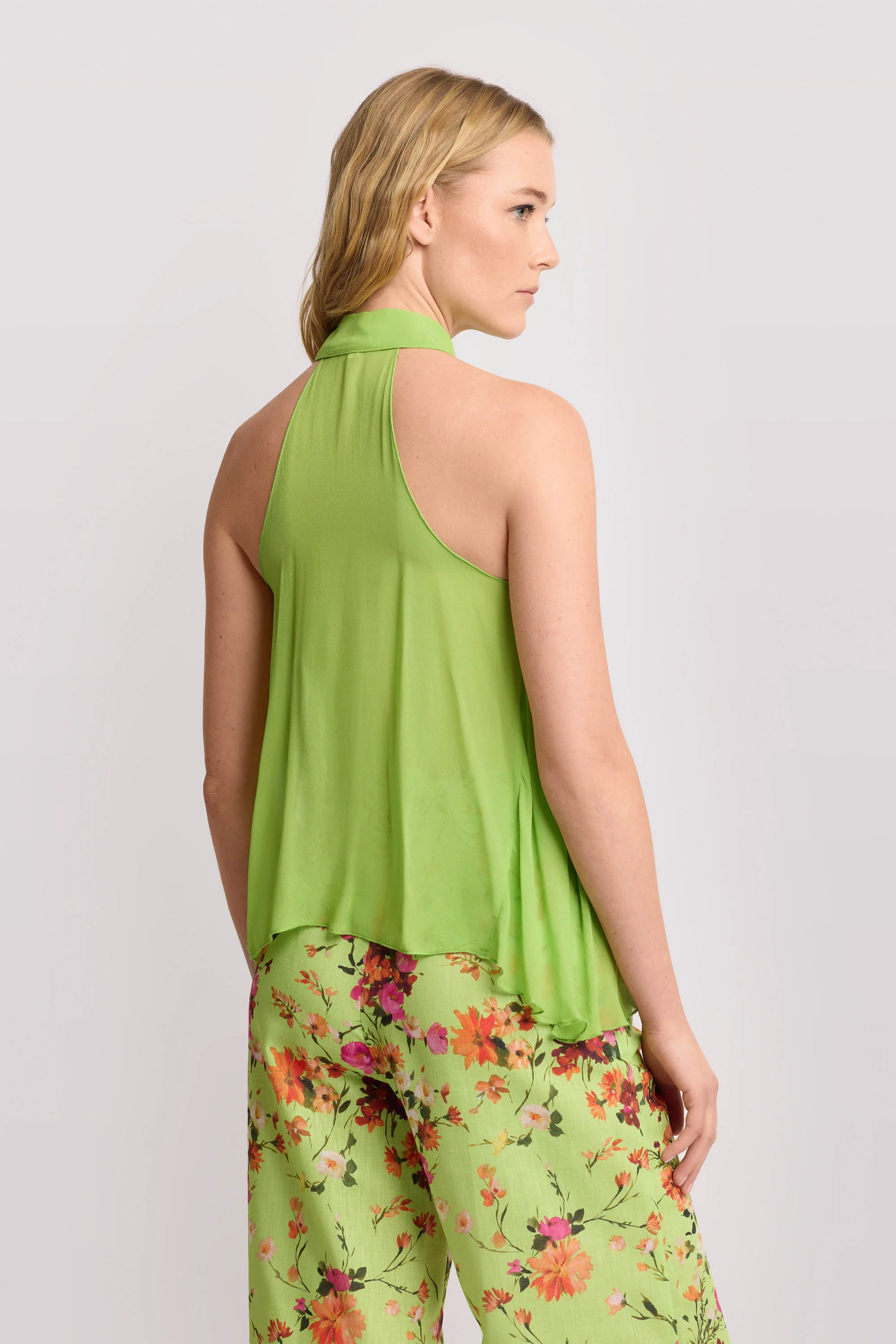 Camicia senza maniche con volant - Camicia AMNERIS - Image 3