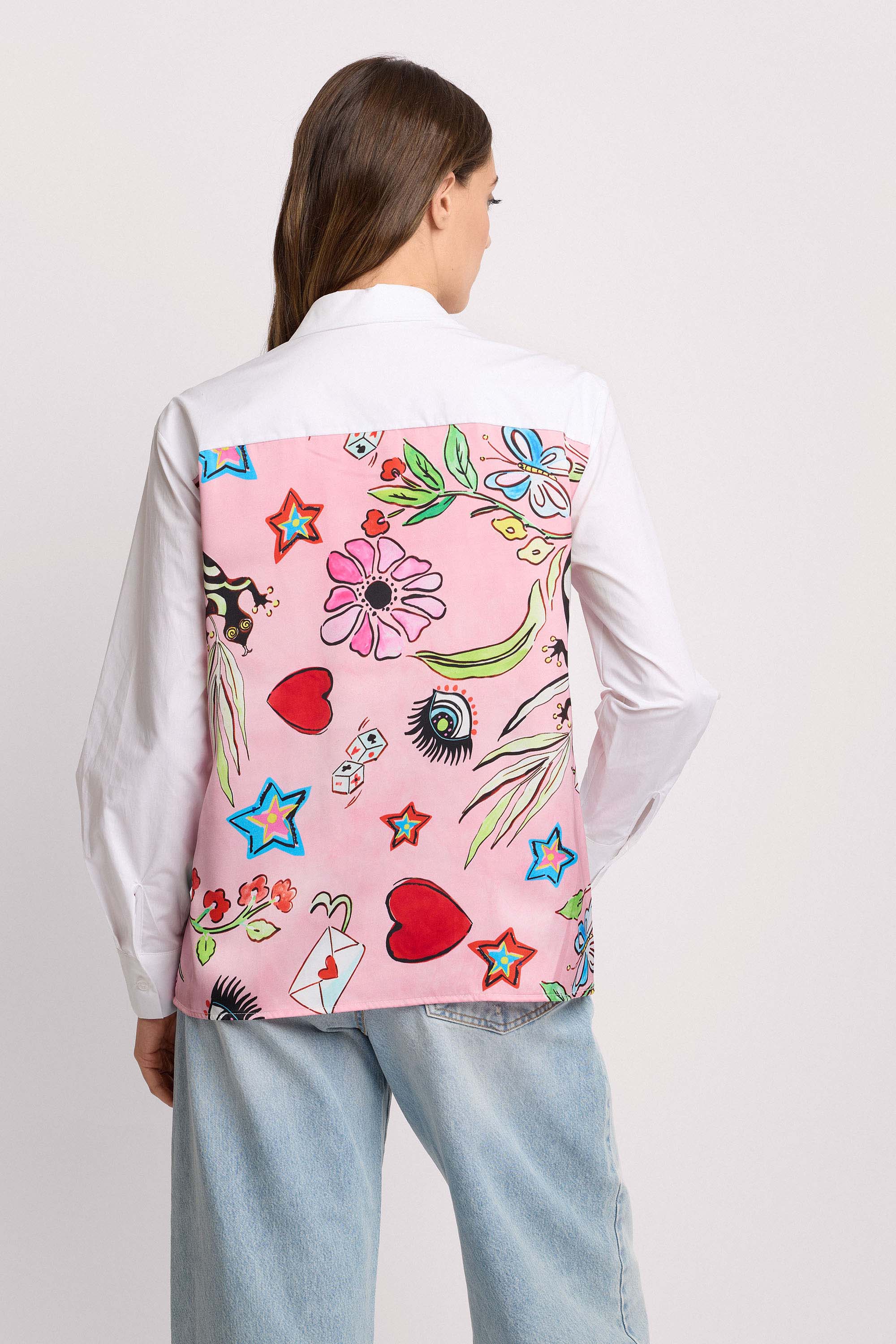 Camicia con stampa pop-art - Camicia ADALCISIO - Image 3