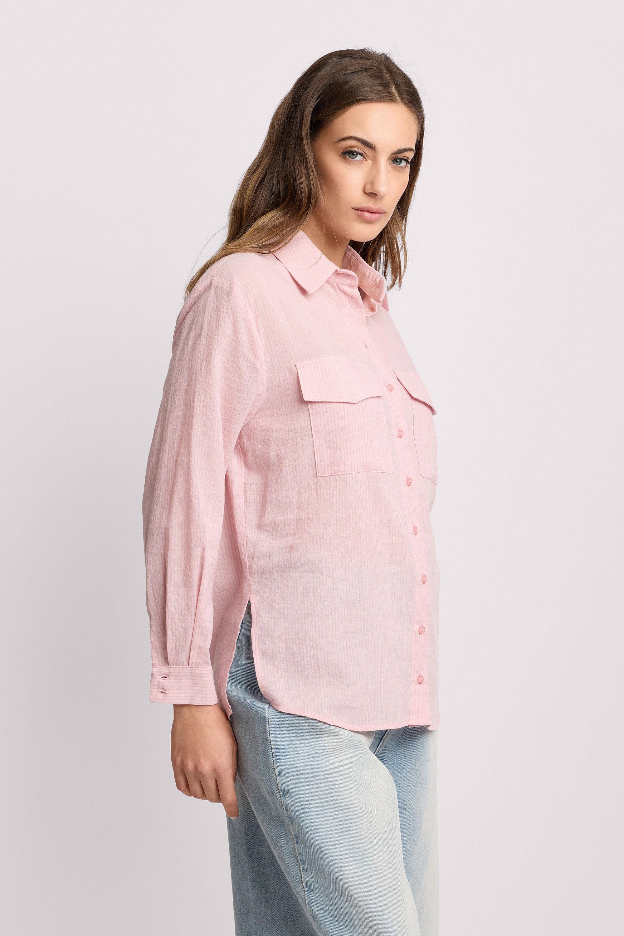 Camicia con tasche con pattina - Camicia EGBERTA - Image 4