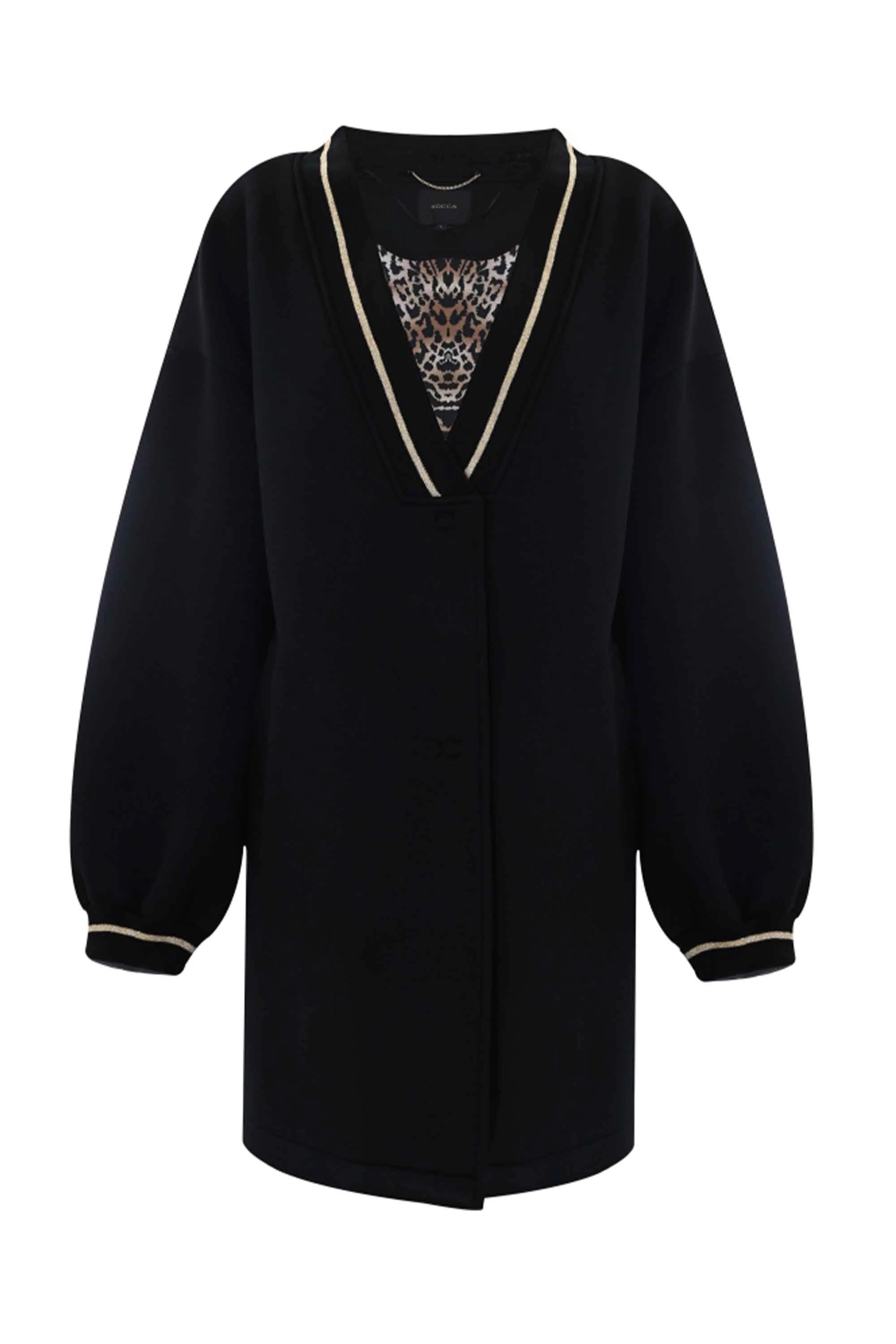Cappotto con bordi  in lurex - Cappotto Eilbert - Image 5