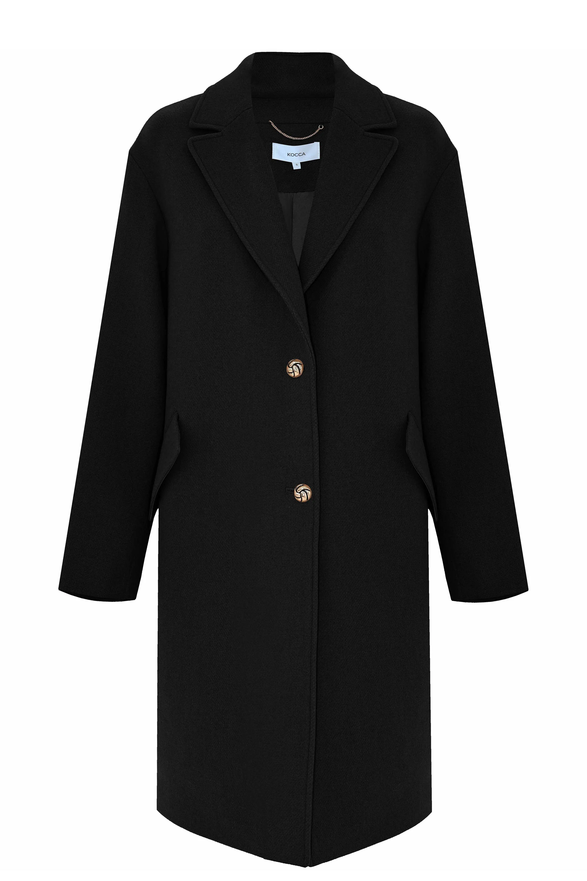 Cappotto con bottoni gioiello - Cappotto Mallos - Image 6