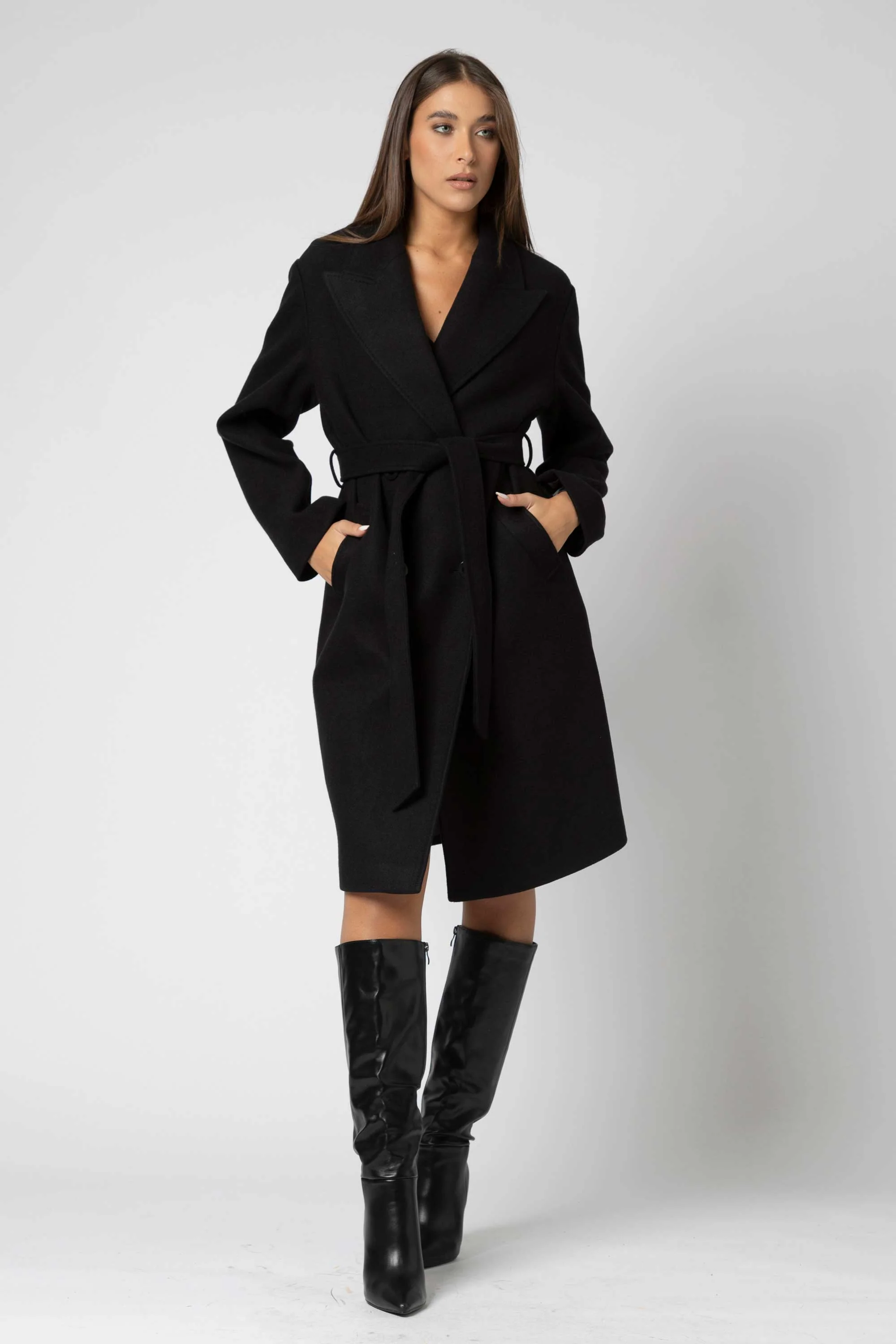 Cappotto con cintura e revers - Cappotto KILINIAX - Image 6