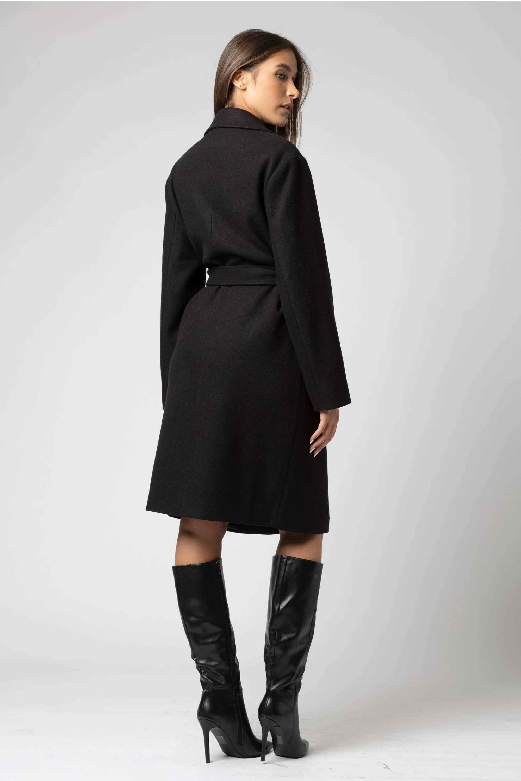 Cappotto con cintura e revers - Cappotto KILINIAX - Image 9