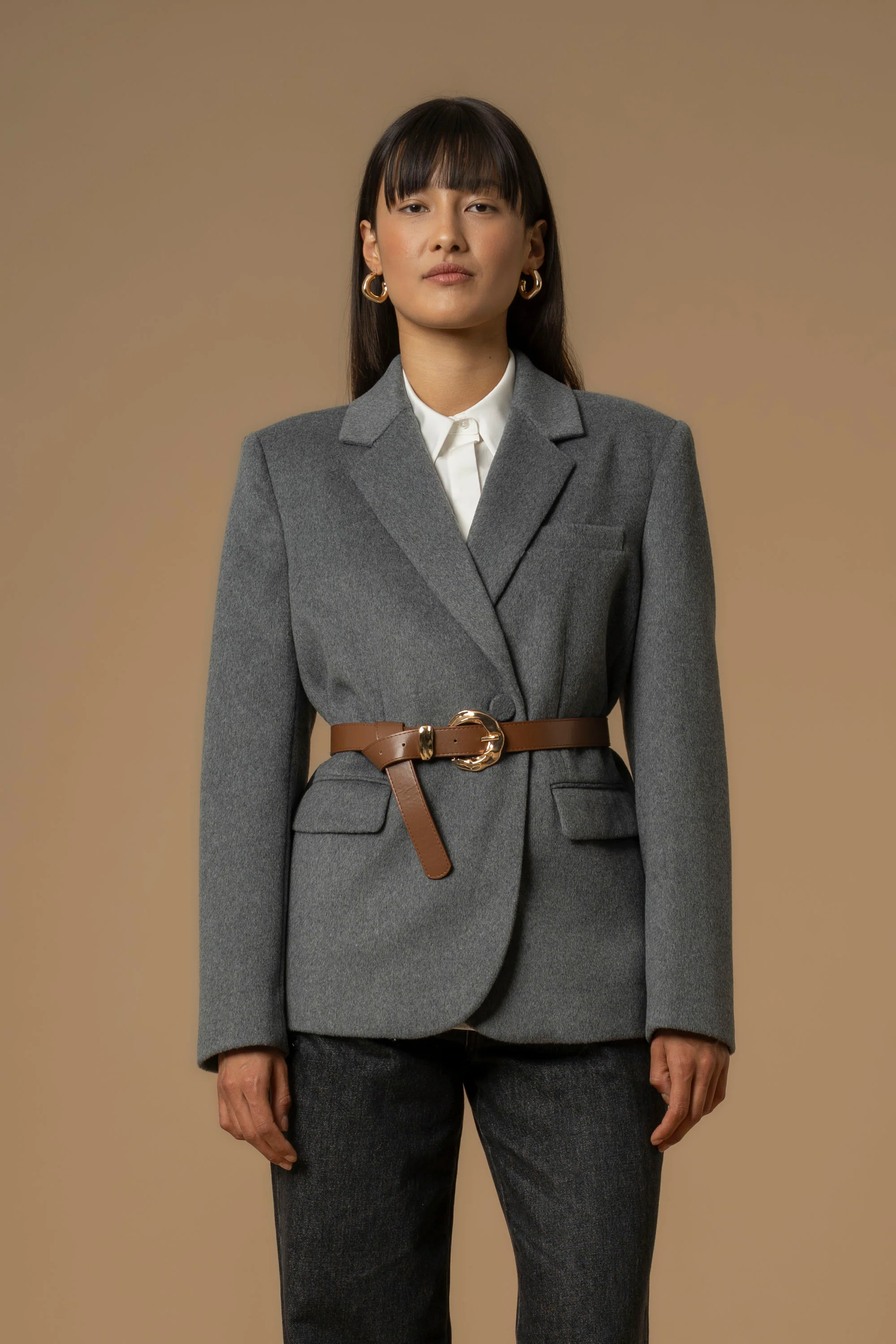 Cappotto corto con cintura - Cappotto Katullo