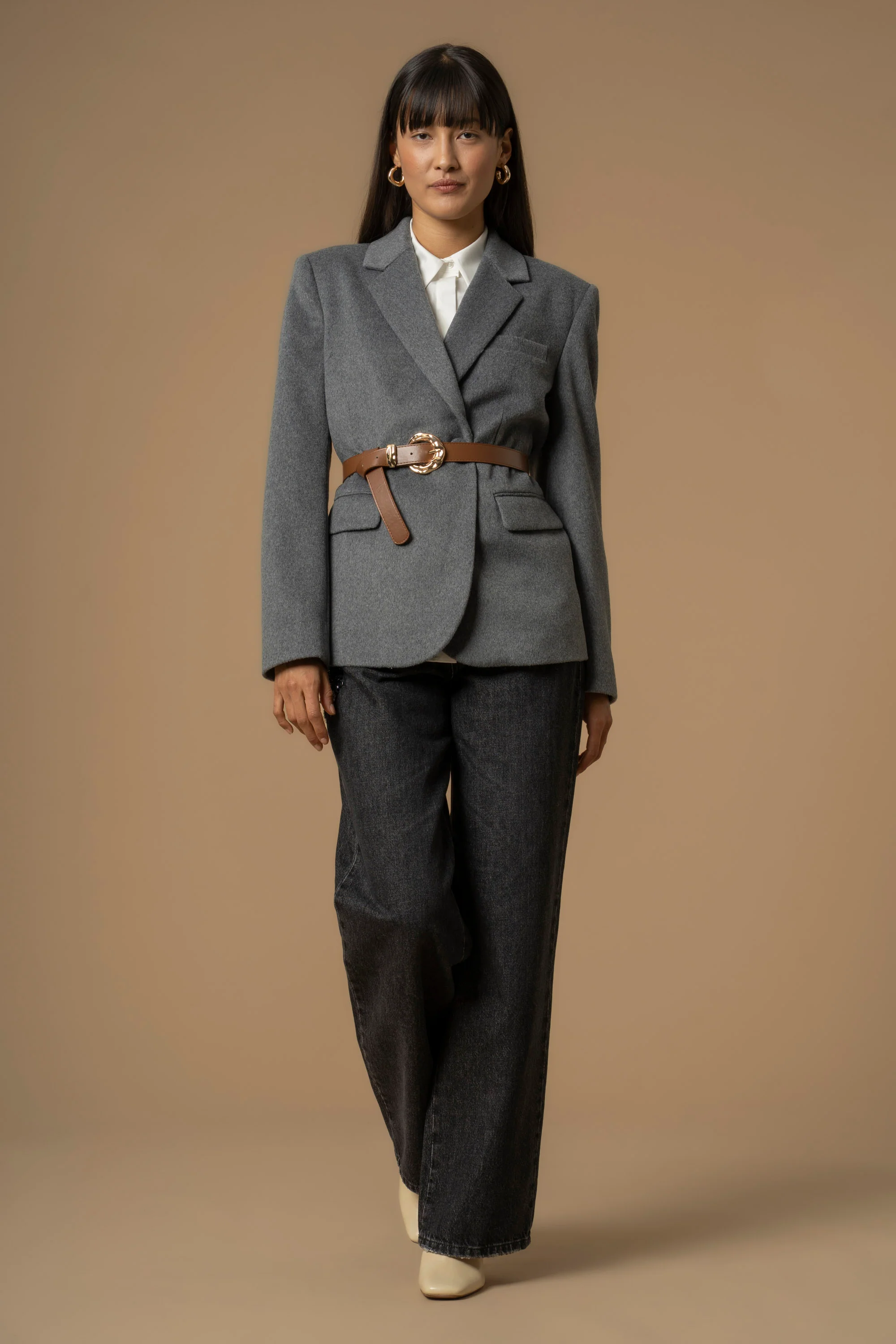 Cappotto corto con cintura - Cappotto Katullo - Image 2