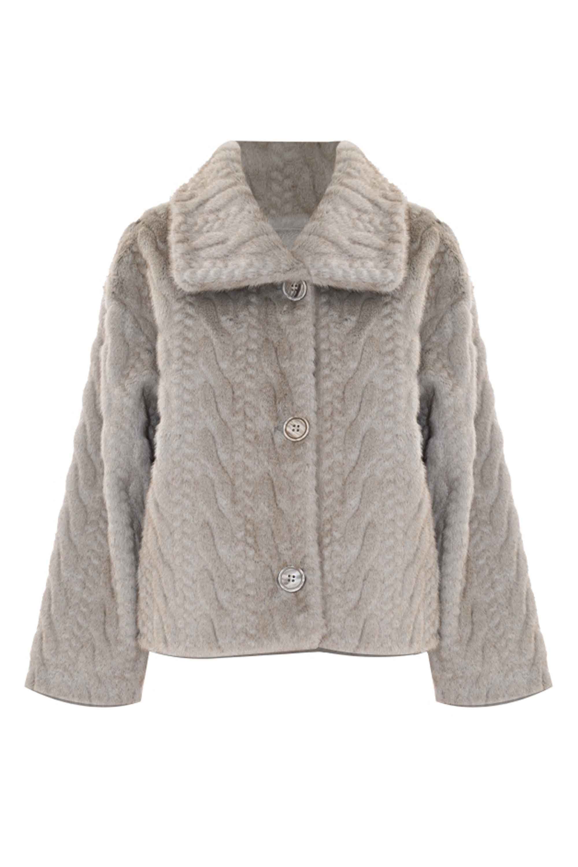 Cappotto corto fantasia a trecce - Cappotto Marielies - Image 10