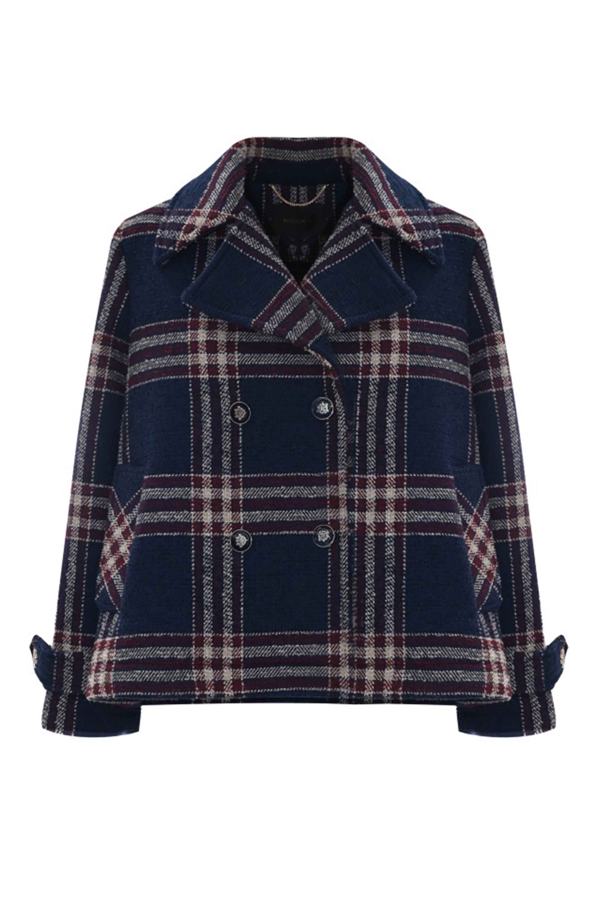 Cappotto corto a quadri - Cappotto Cyndir - Image 5