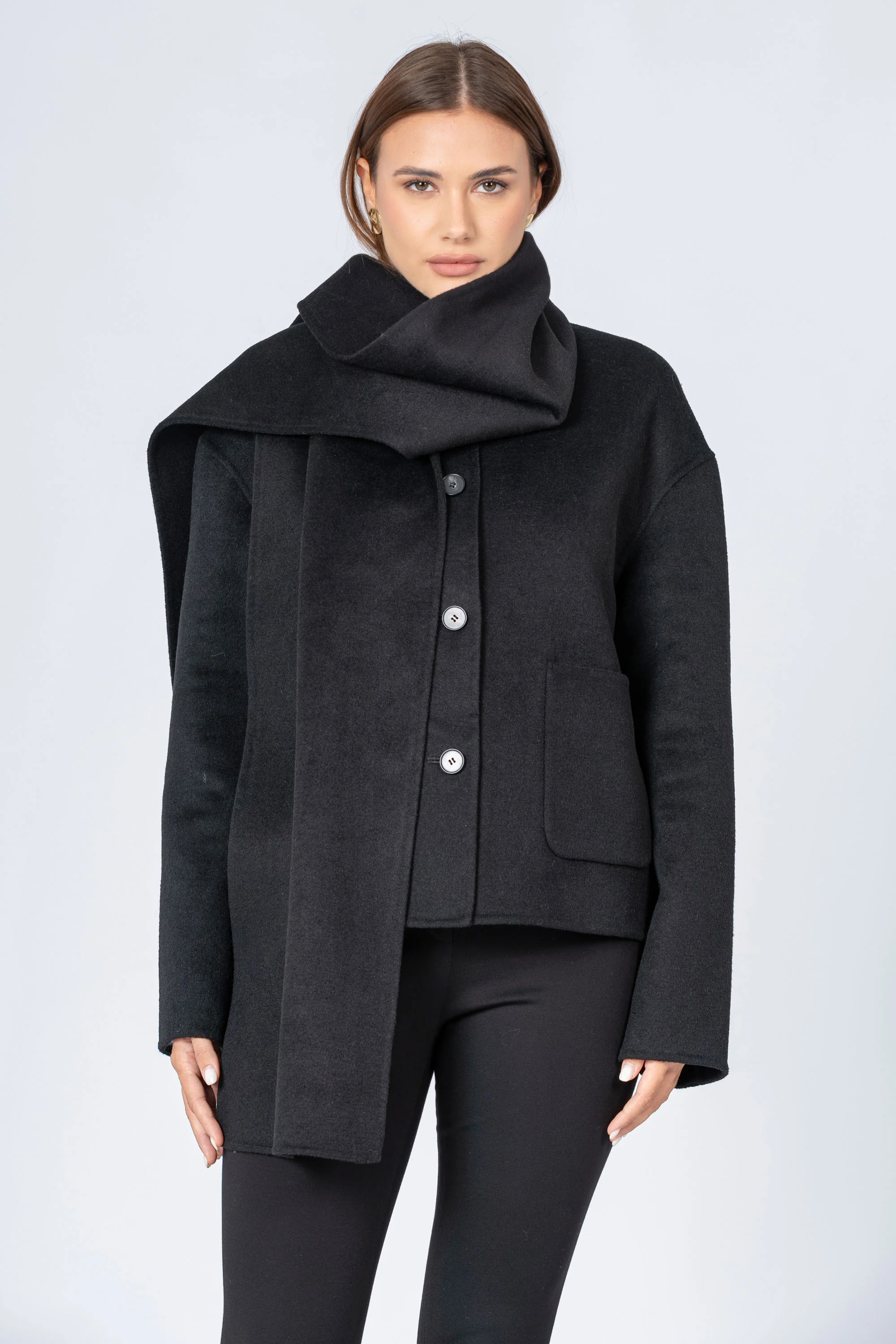 Cappotto corto con tasconi - CAPPOTTO APICUARAX - Image 5