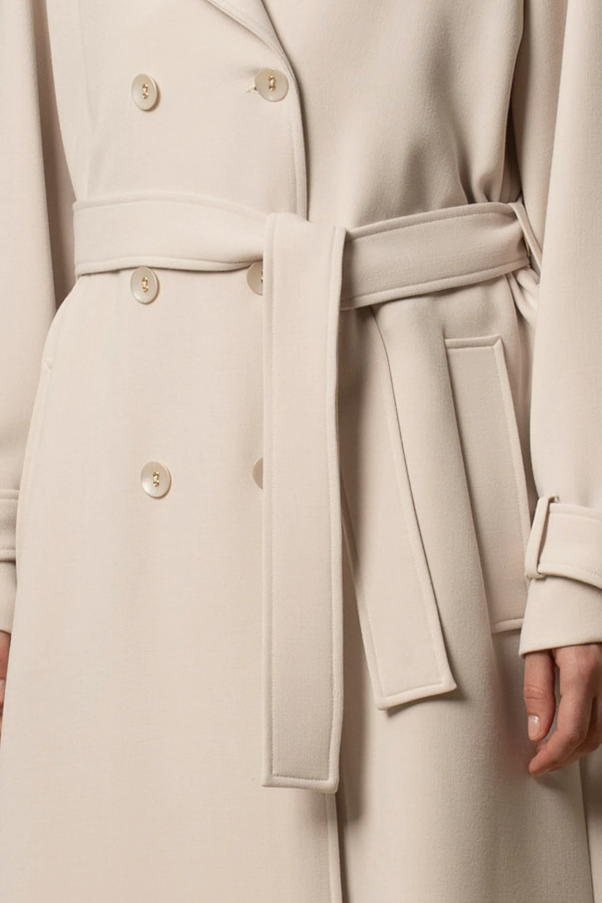 Cappotto doppiopetto con cintura - Cappotto Didimo - Image 3
